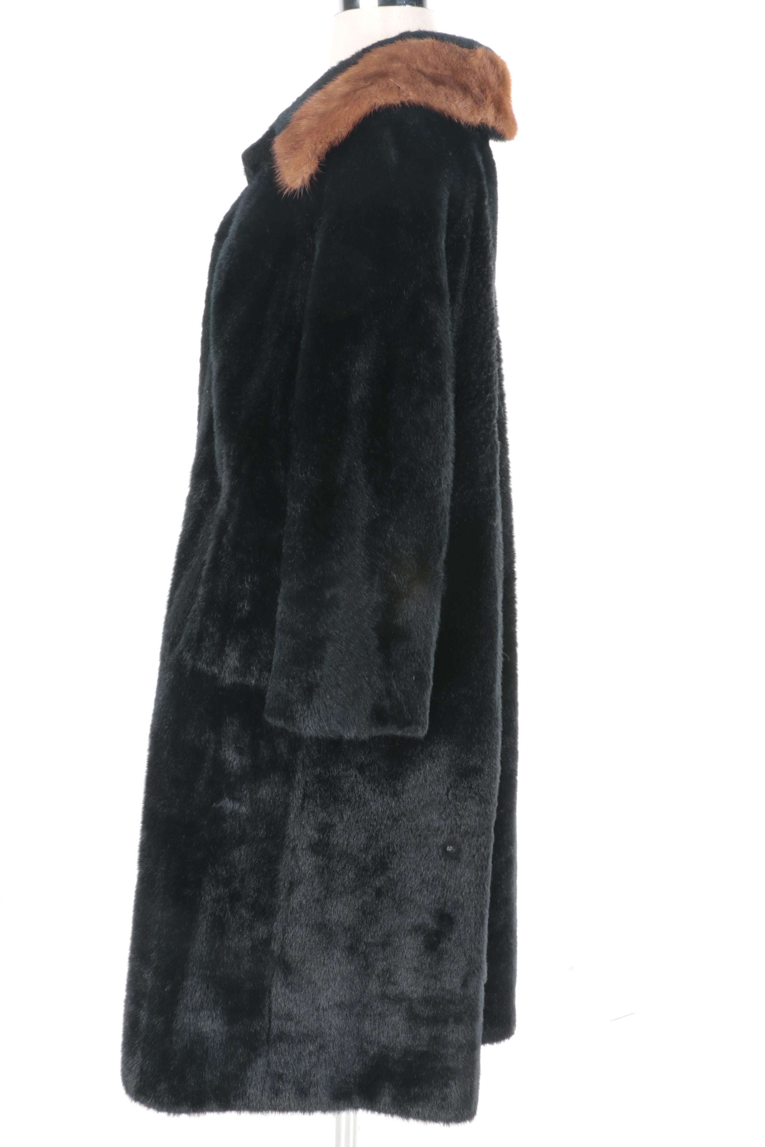 Vintage Carol Brent Faux Fur Coat