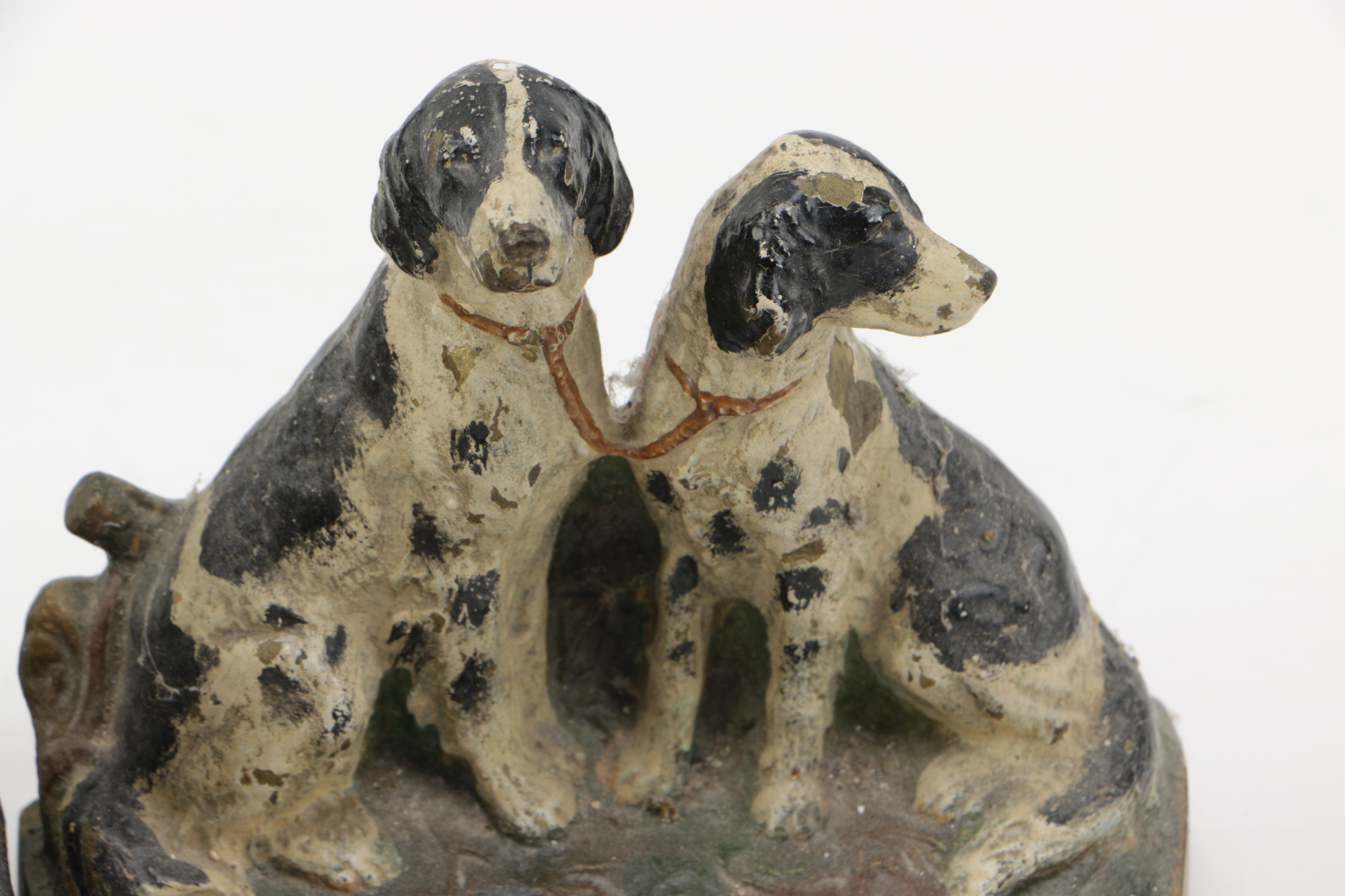 Cast Iron Dog Themed Door Stops