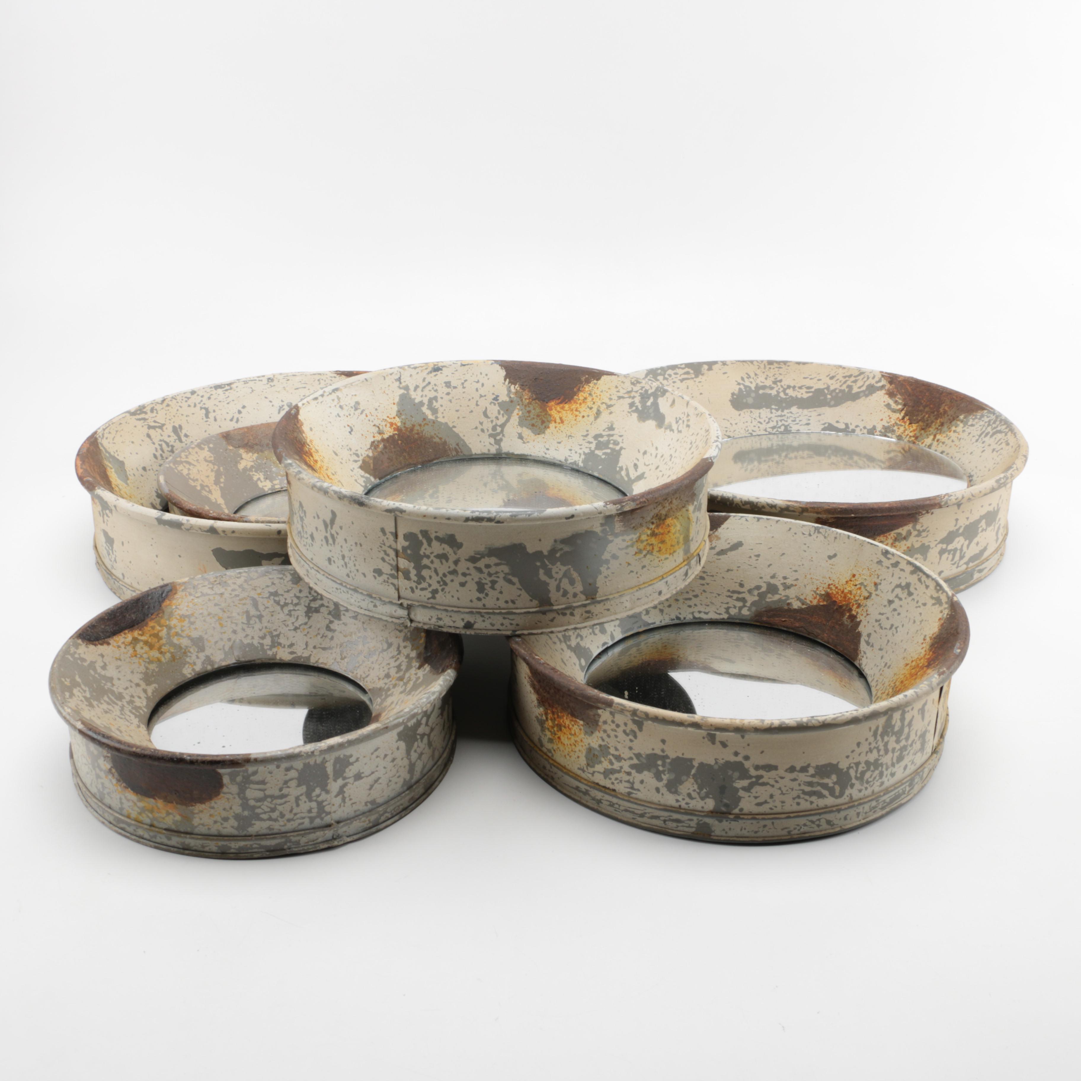 Collection of Two's Company Decorative Wall Mirrors with Wall Hooks