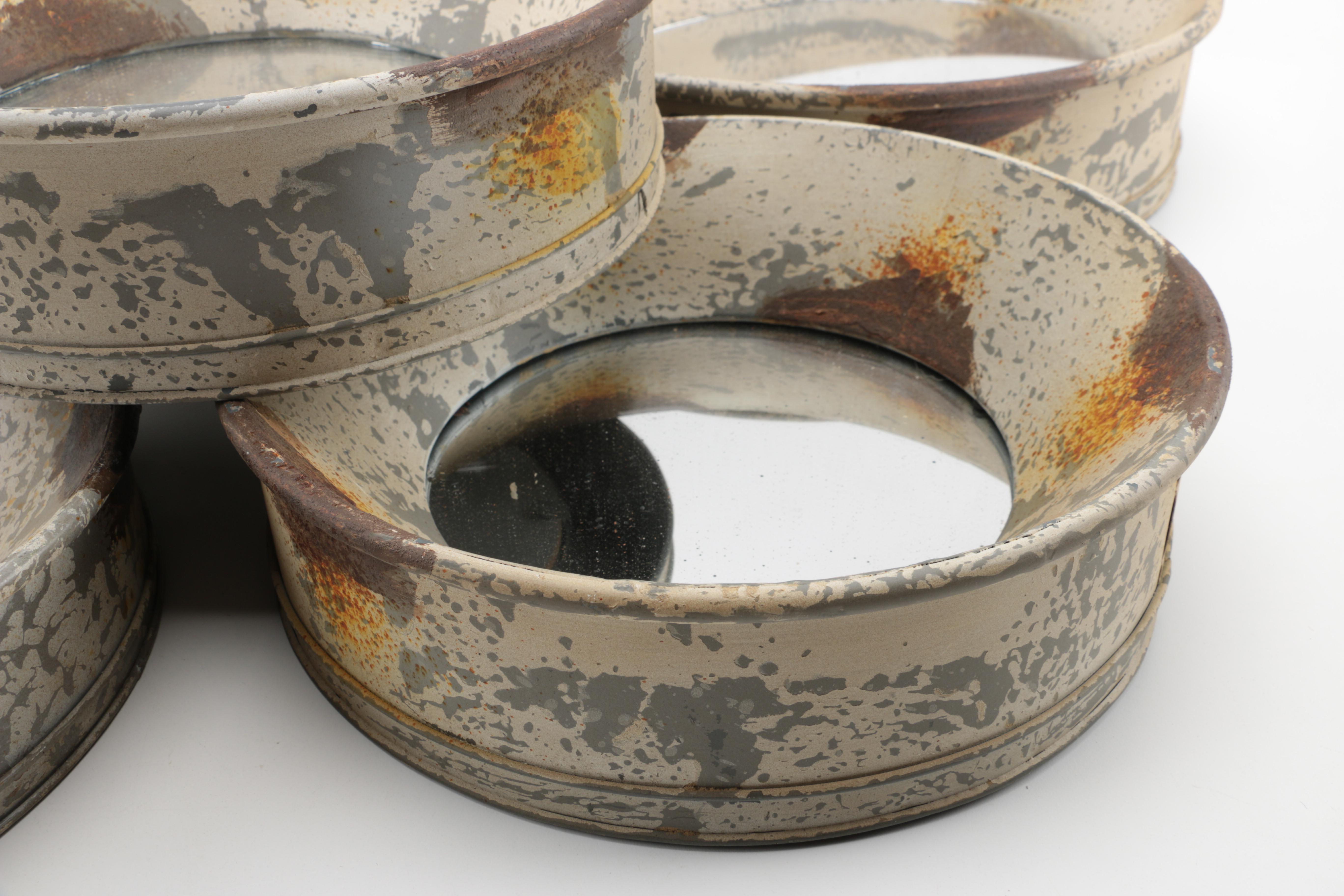 Collection of Two's Company Decorative Wall Mirrors with Wall Hooks