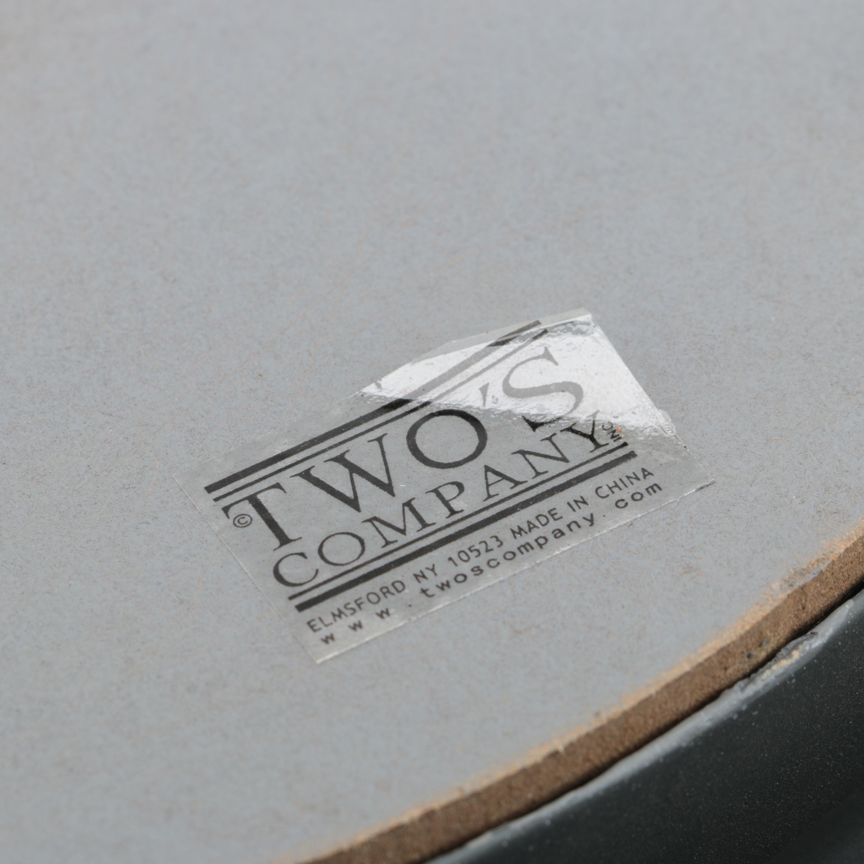 Collection of Two's Company Decorative Wall Mirrors with Wall Hooks