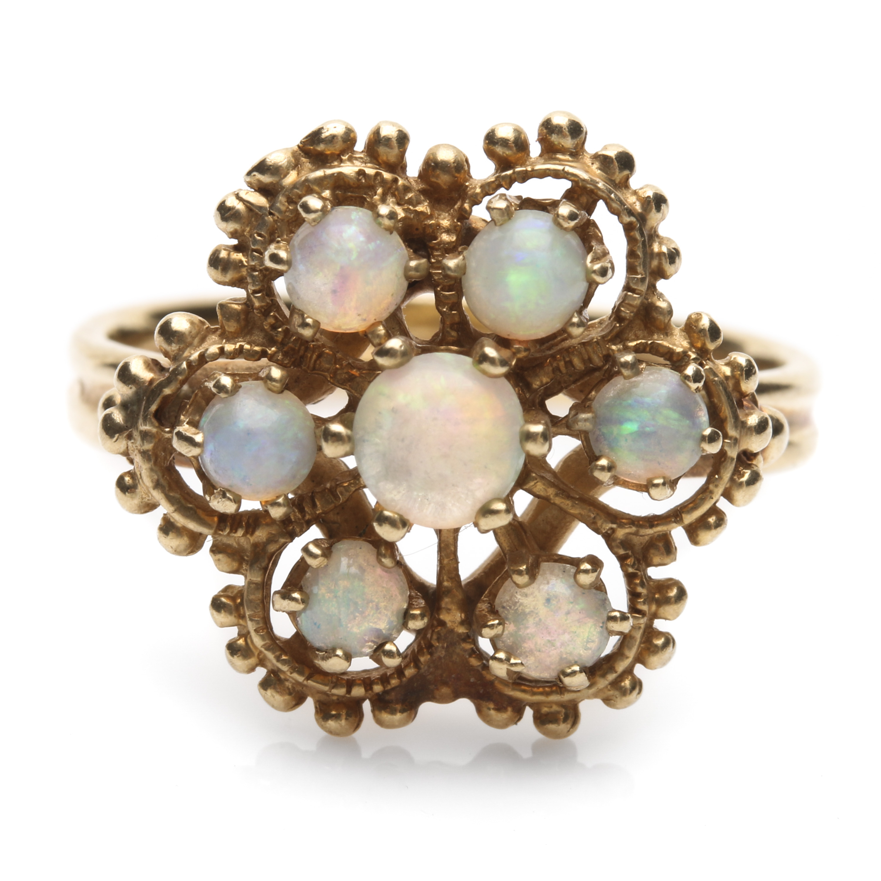 14K Yellow Gold Opal Ring