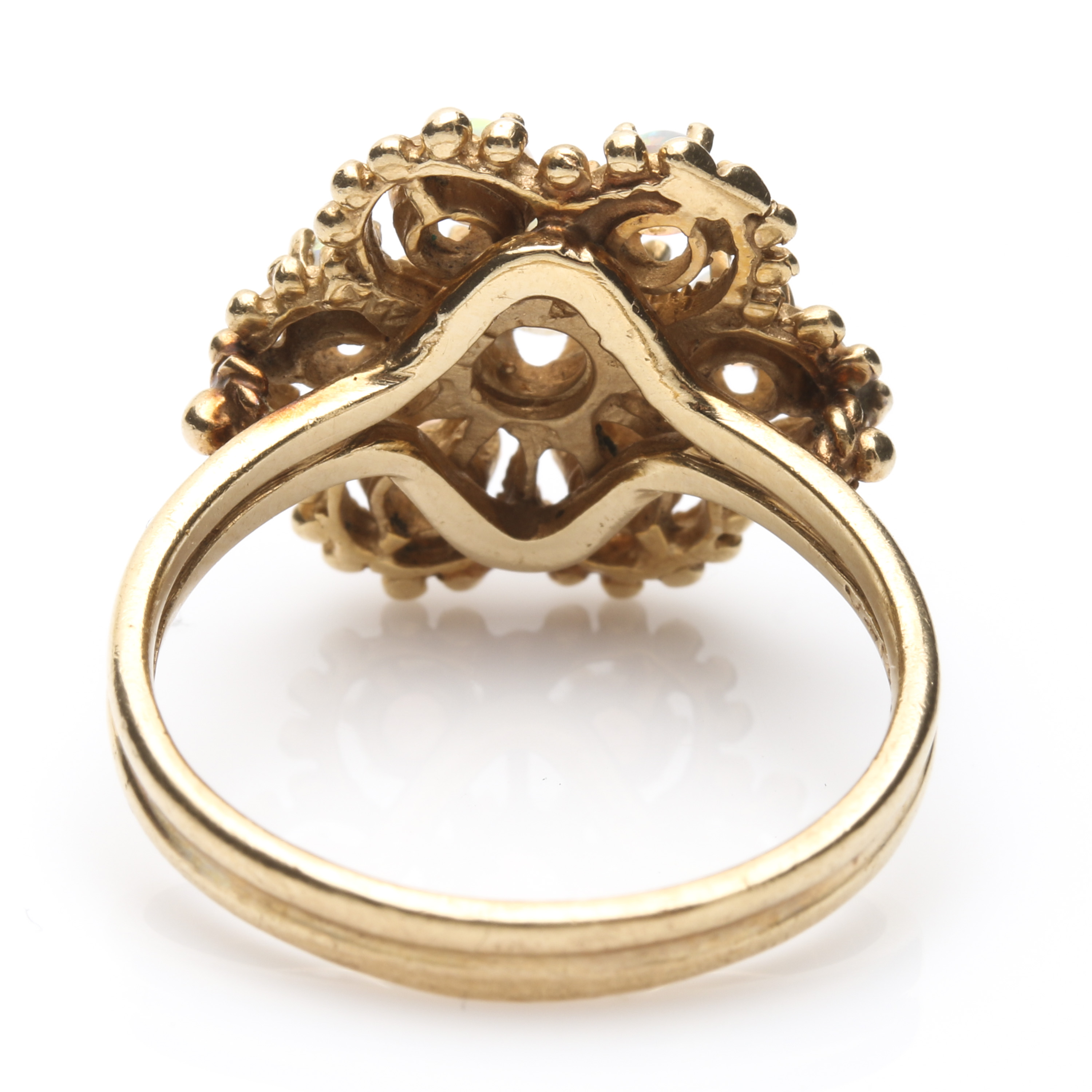 14K Yellow Gold Opal Ring