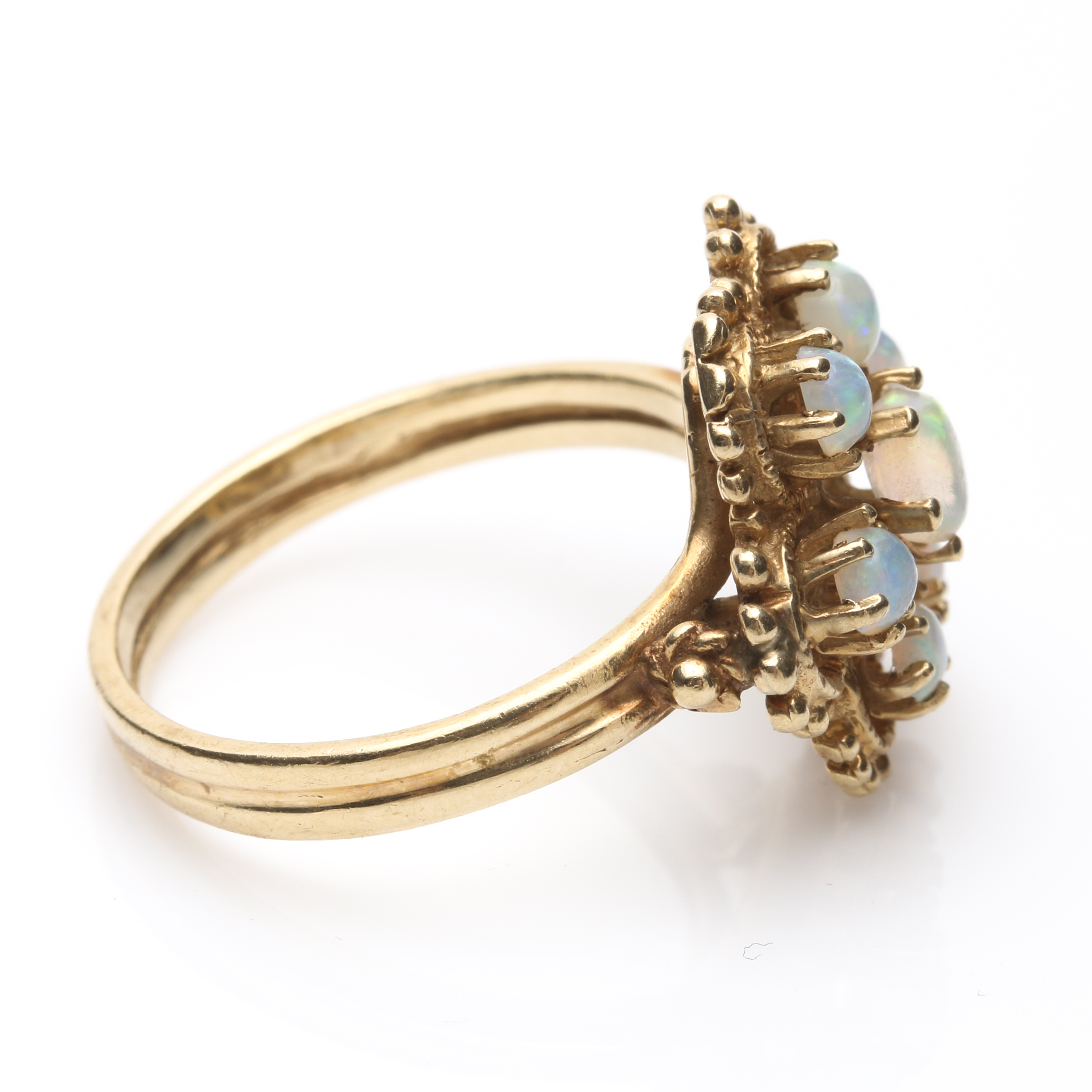 14K Yellow Gold Opal Ring