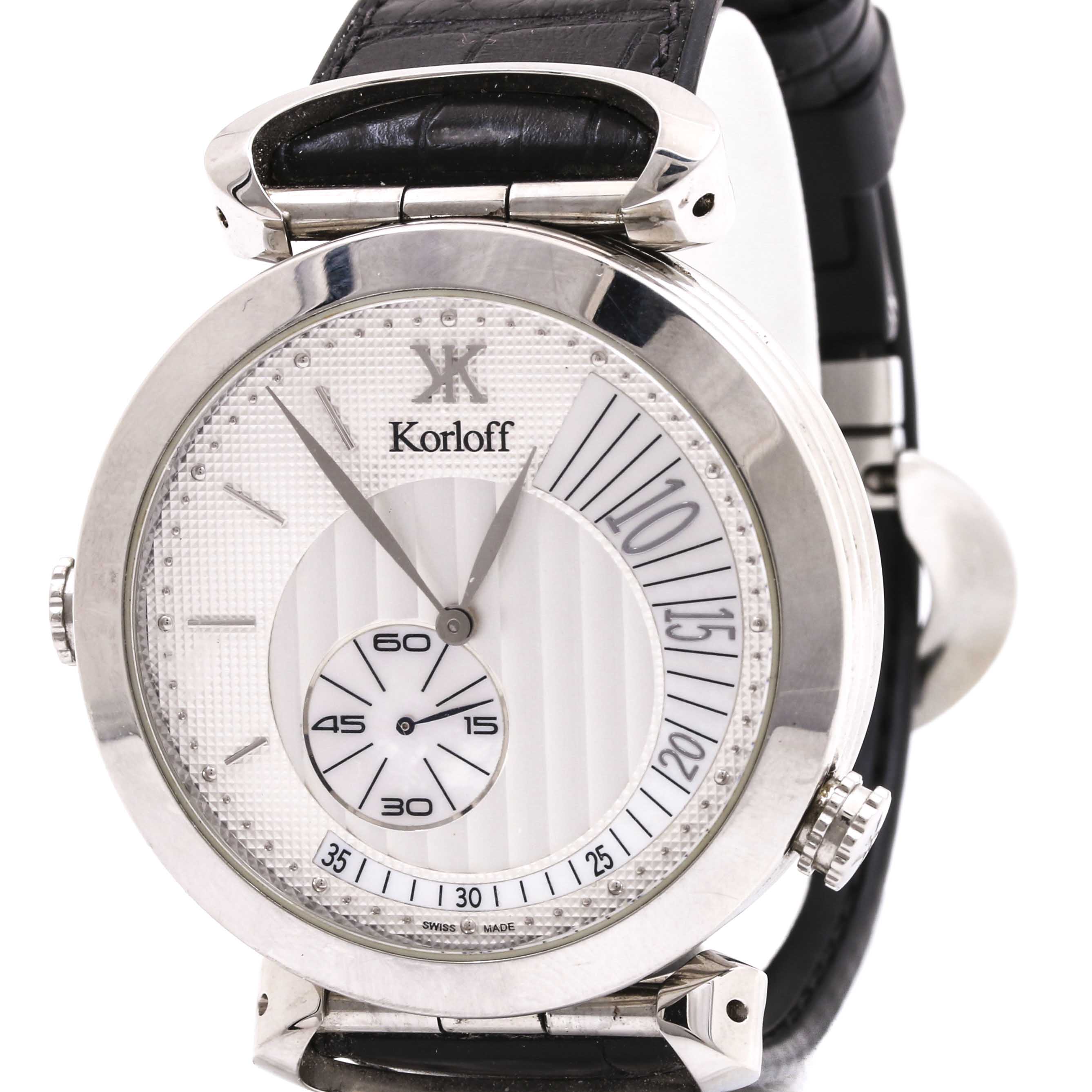 Korloff "Odyssey" Dual Dial Reversible Watch
