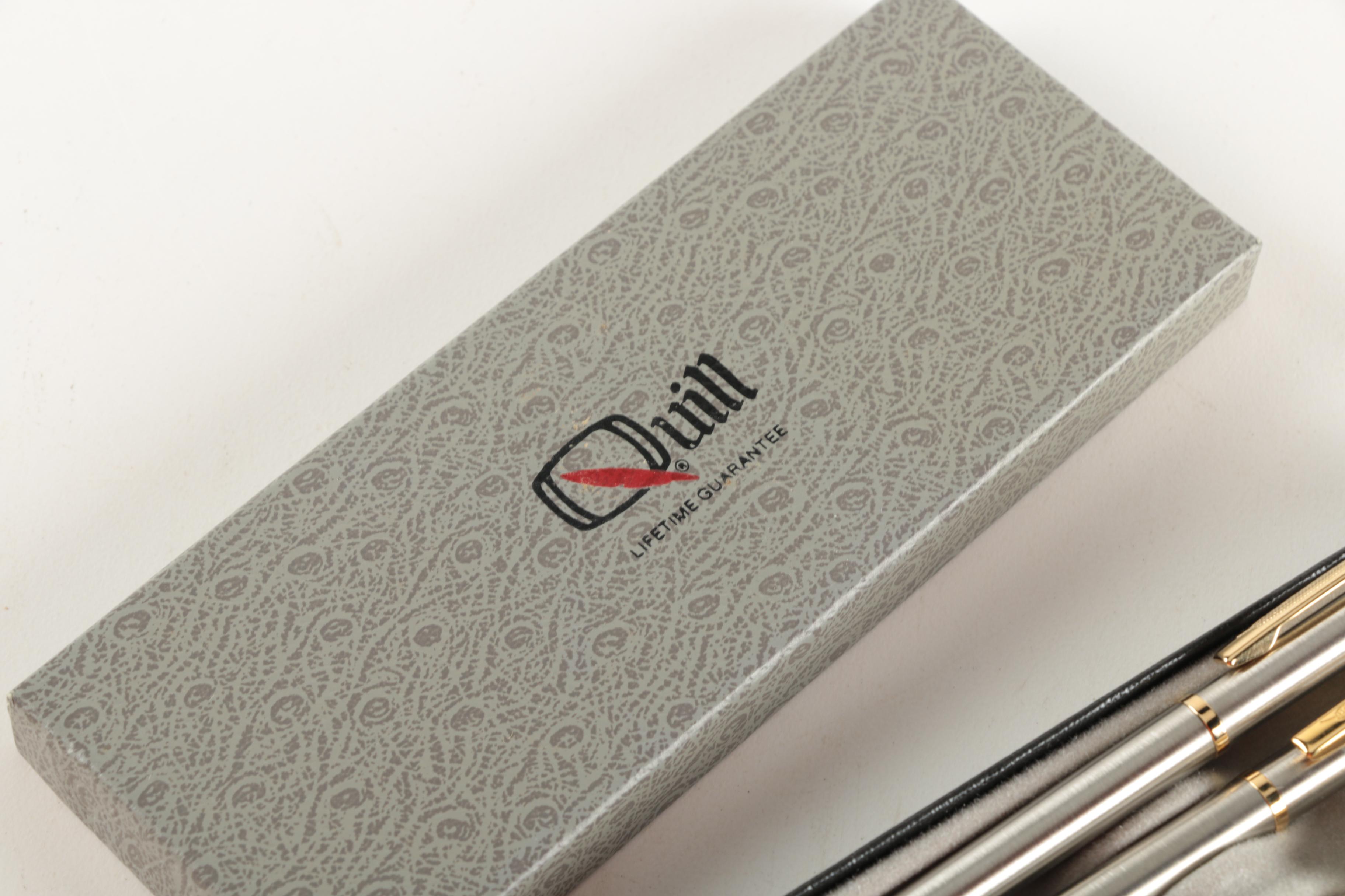 Quill Co. "Pershing" Mechanical Pencils and Ball Point Pen