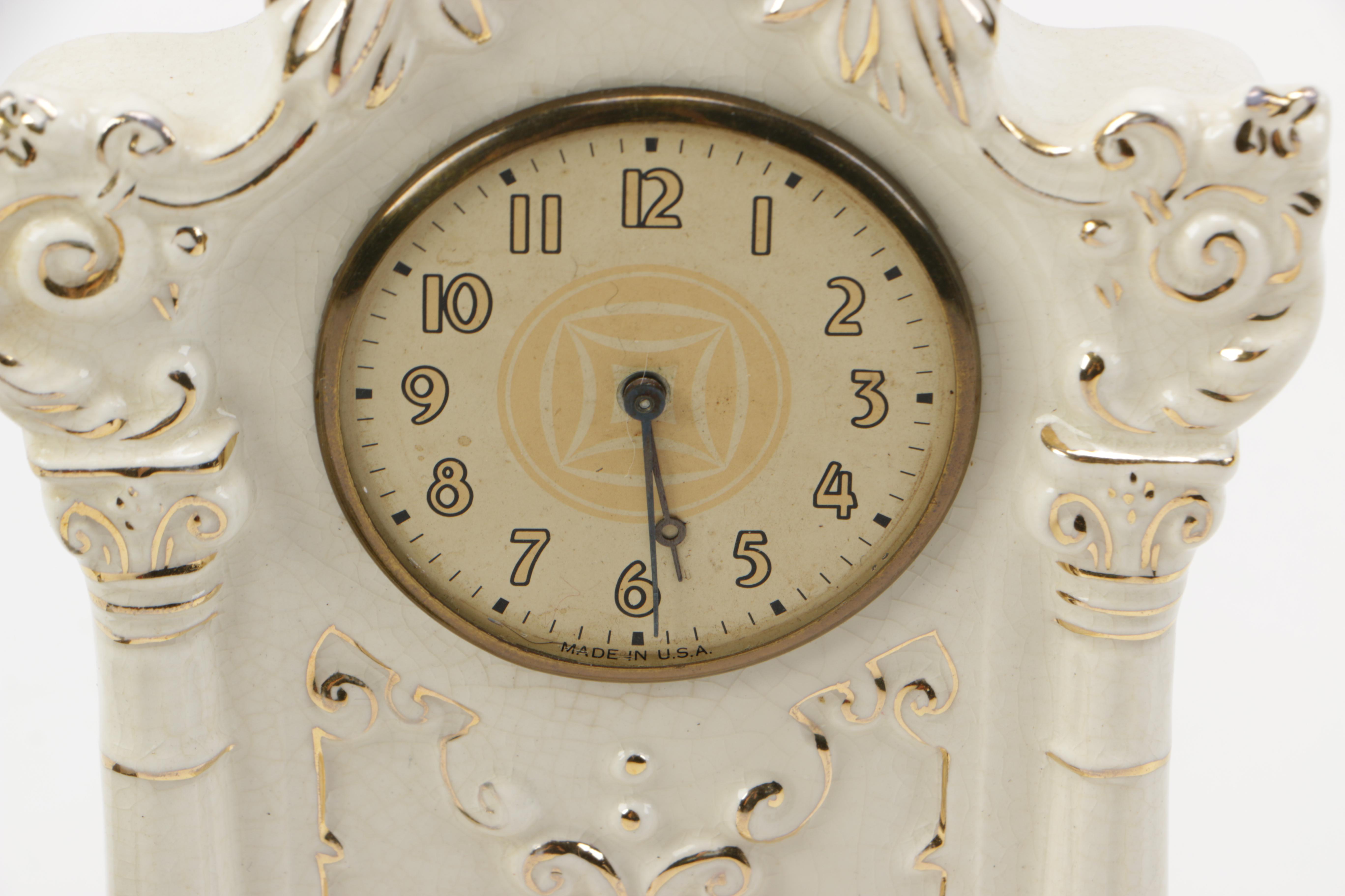 Vintage Coventry Table Clock and Barometer