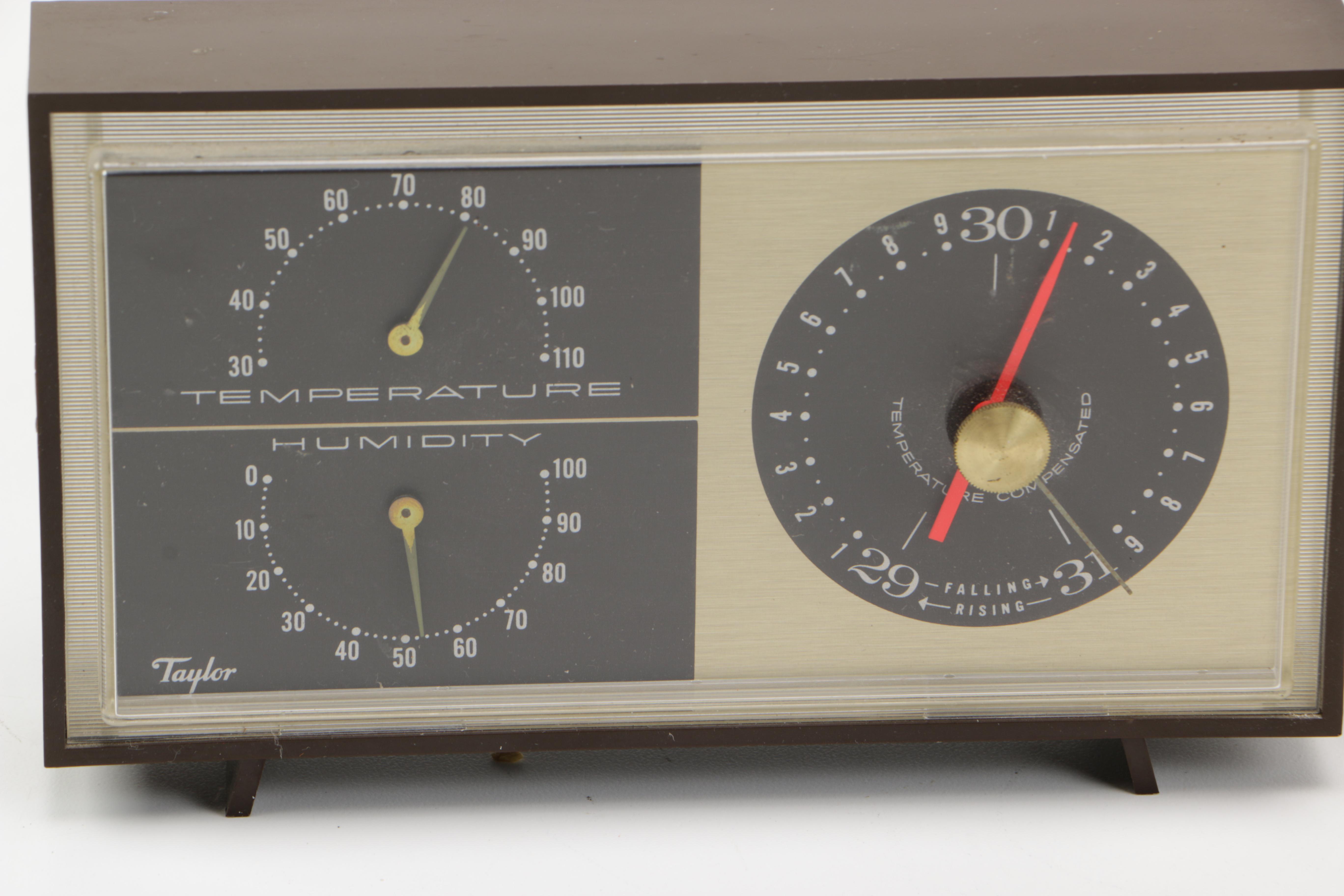 Vintage Coventry Table Clock and Barometer