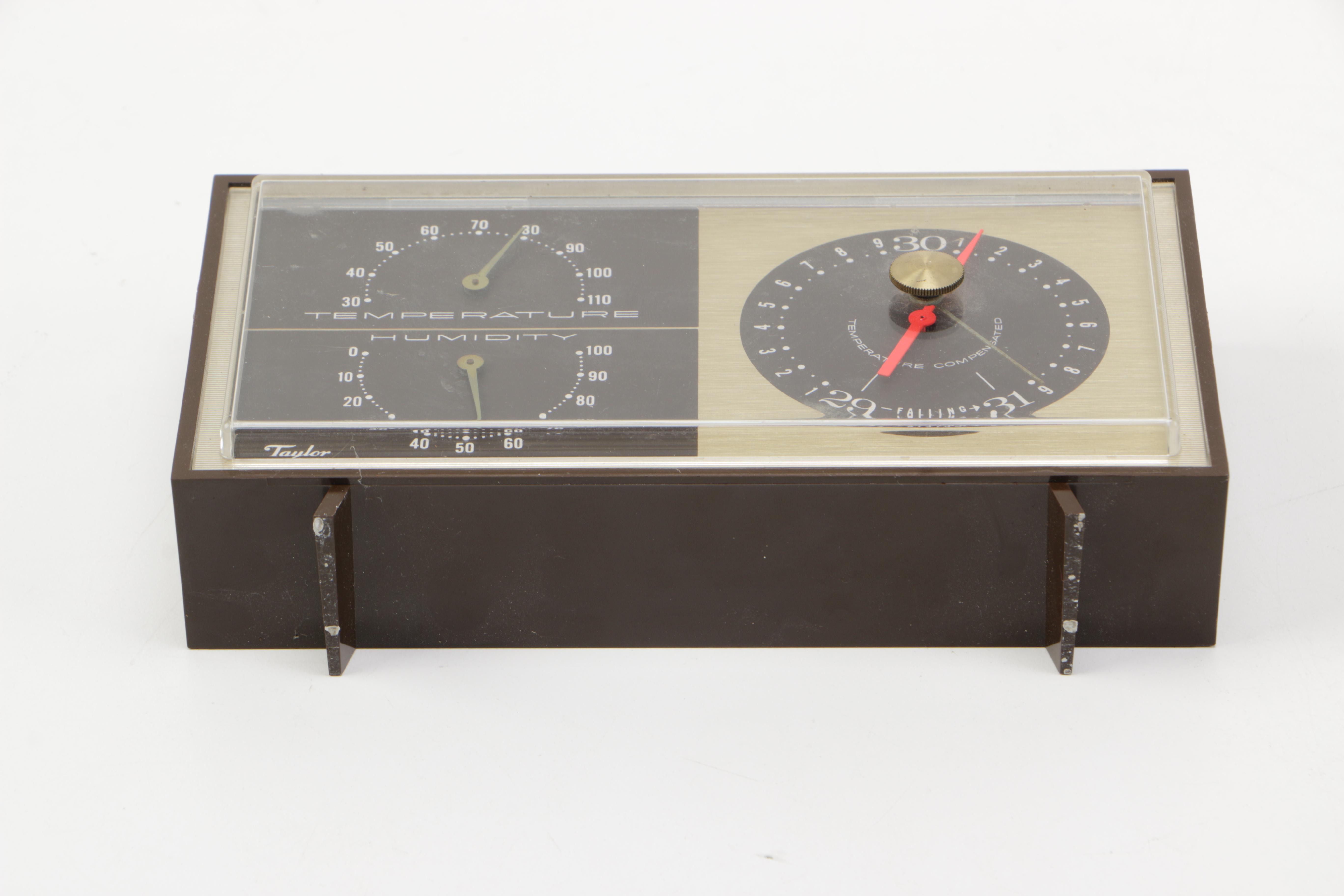 Vintage Coventry Table Clock and Barometer