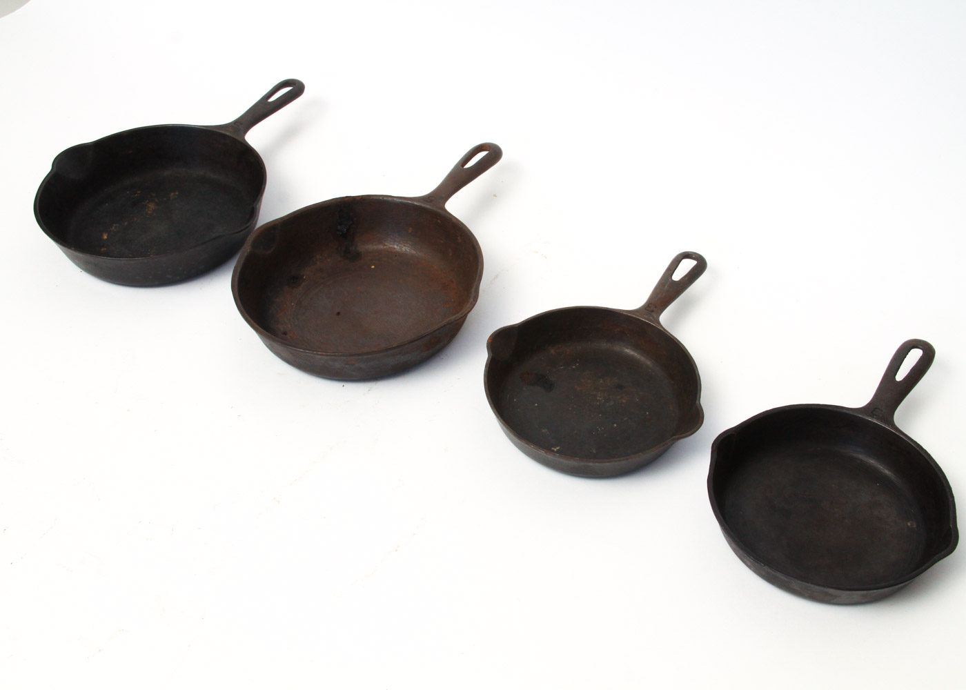 Collection of Cast Iron Griswold Skillets