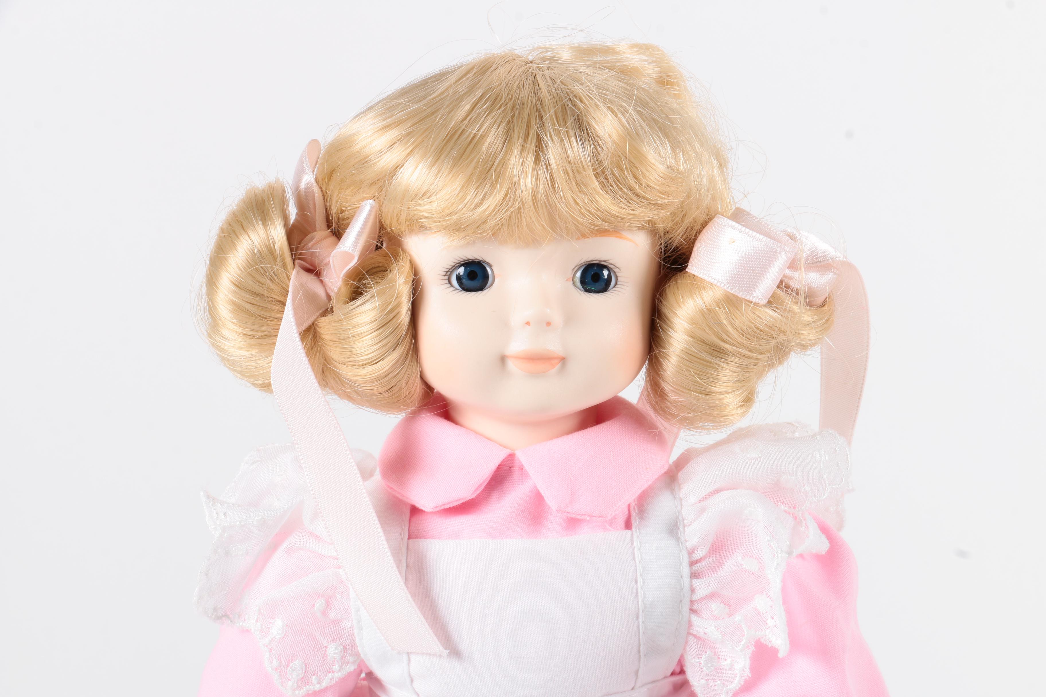 Collection of Porcelain and Plastic Dolls