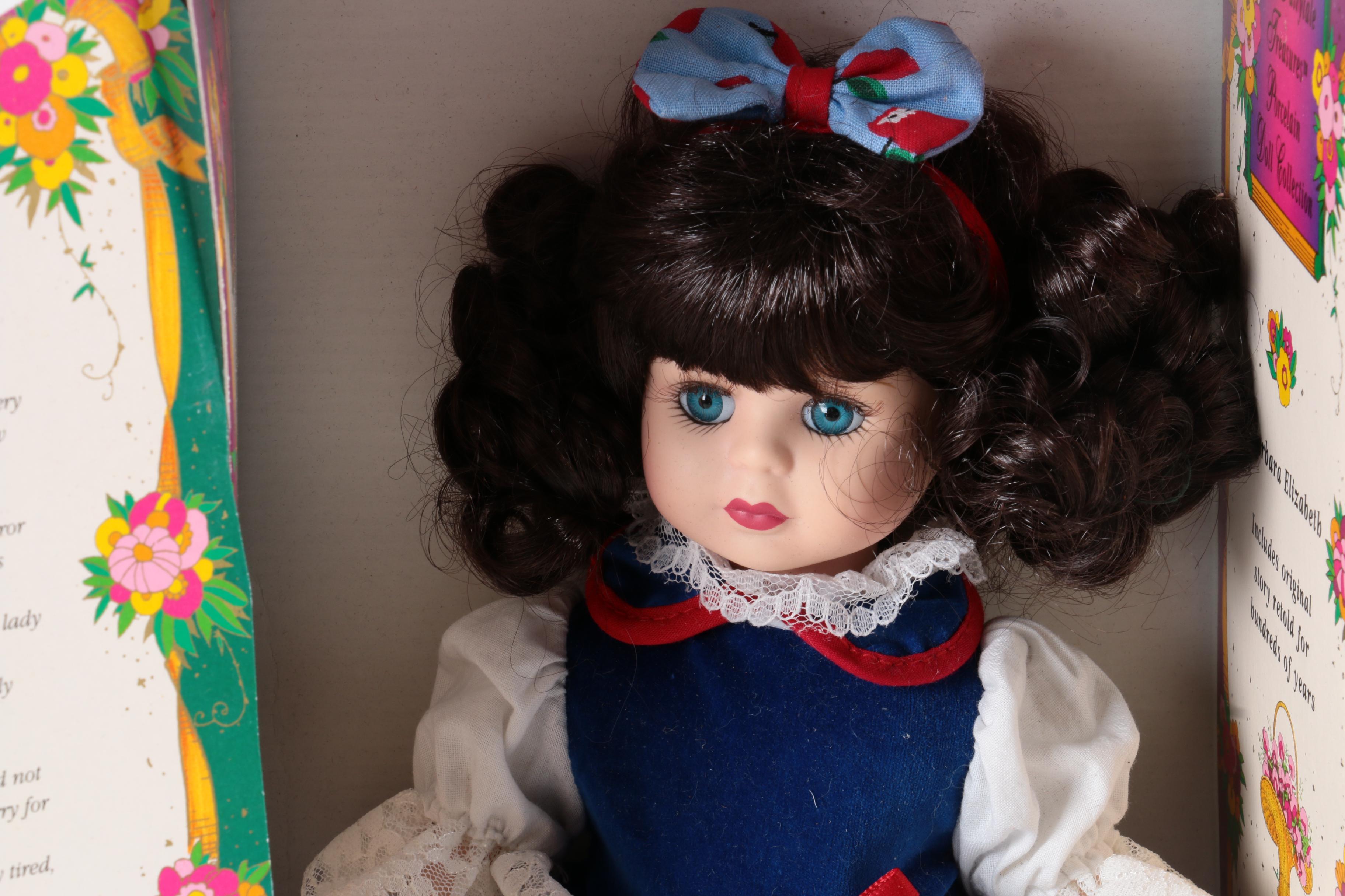 Collection of Porcelain and Plastic Dolls