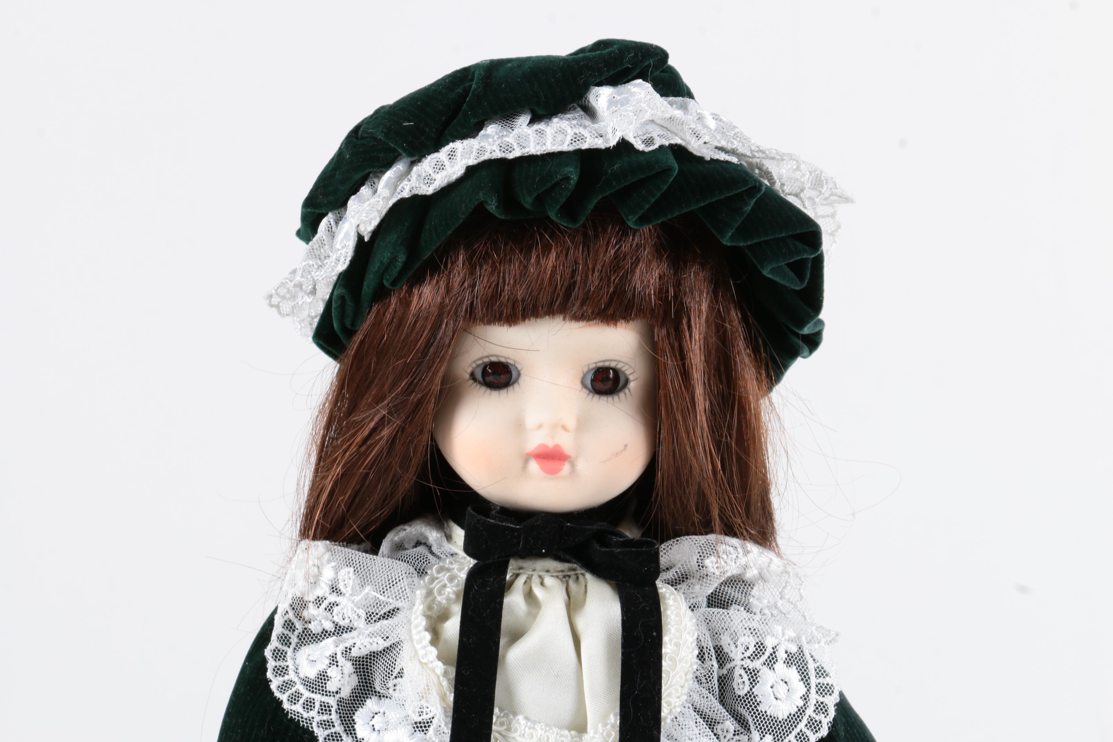 Collection of Porcelain and Plastic Dolls