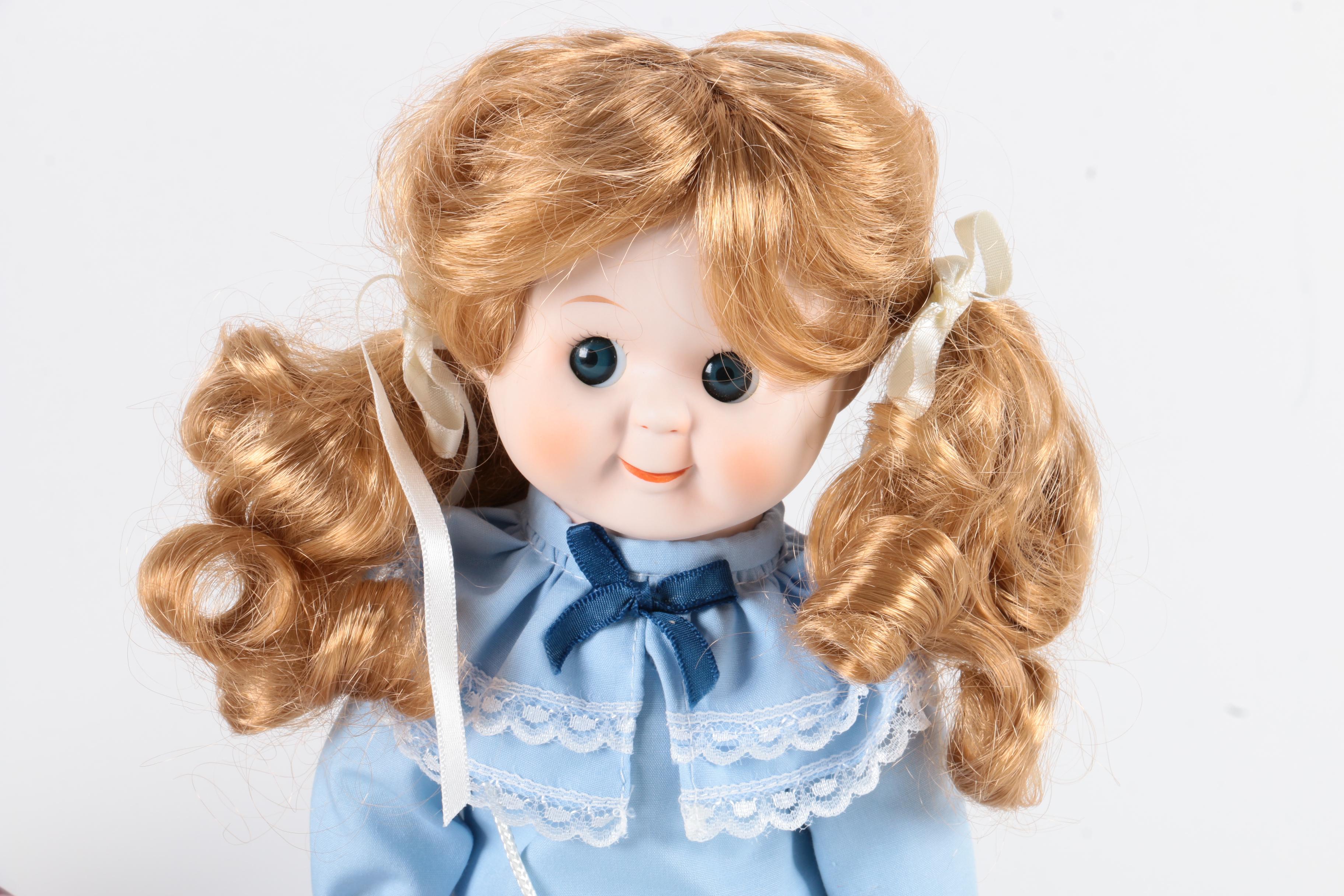 Collection of Porcelain and Plastic Dolls