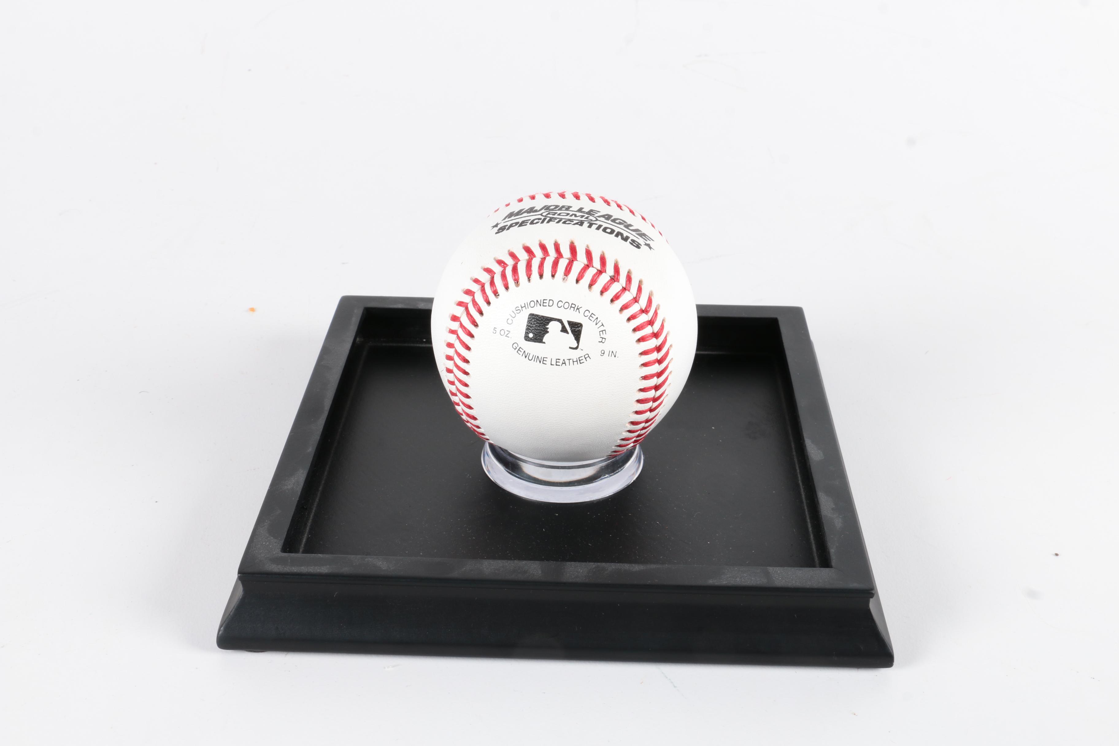 Lou Brock Signed baseball