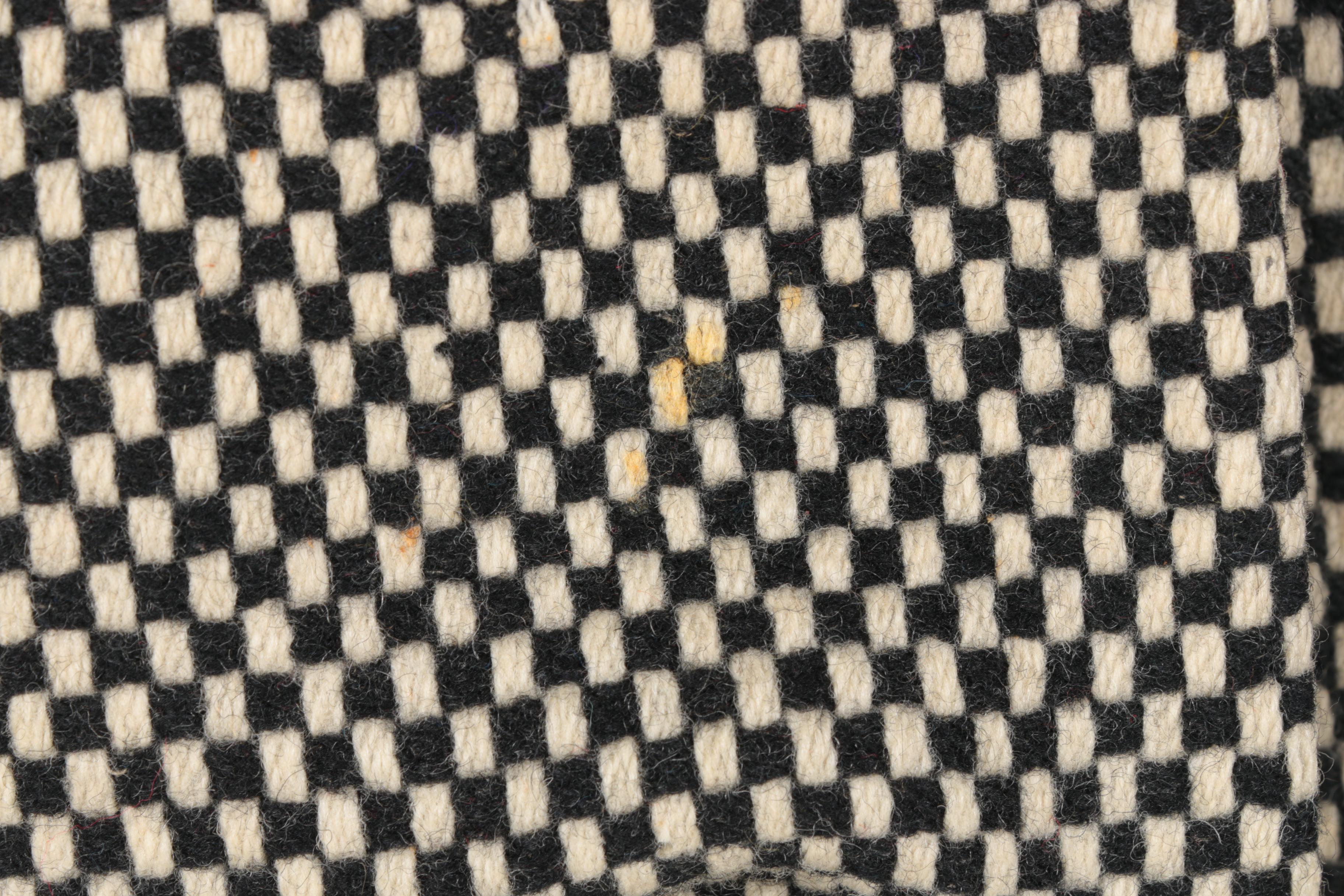 Vintage Black and White Checkered Coat by Heather Fashions Inc.