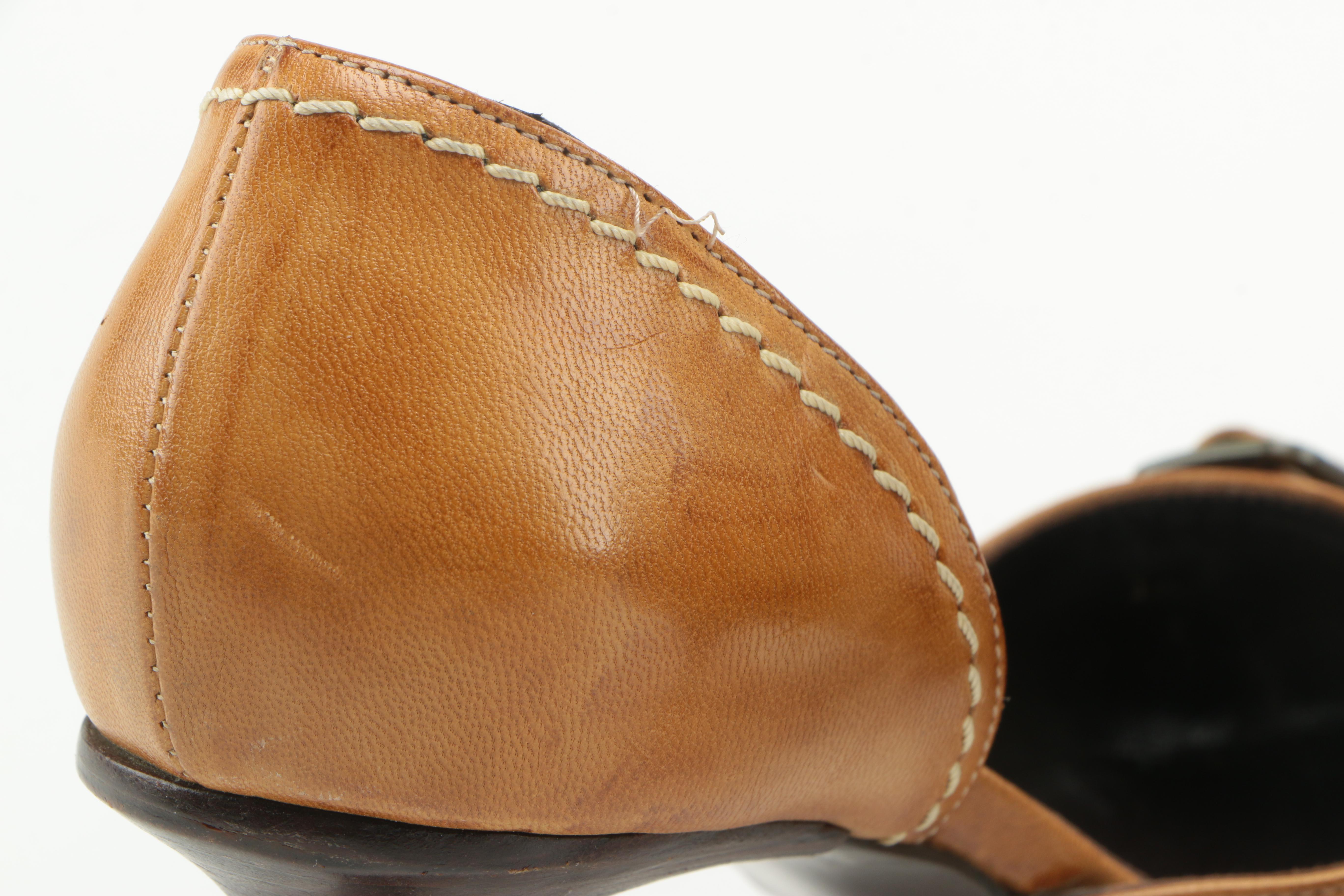 Prada and Manolo Blahnik d'Orsay Kitten Heels