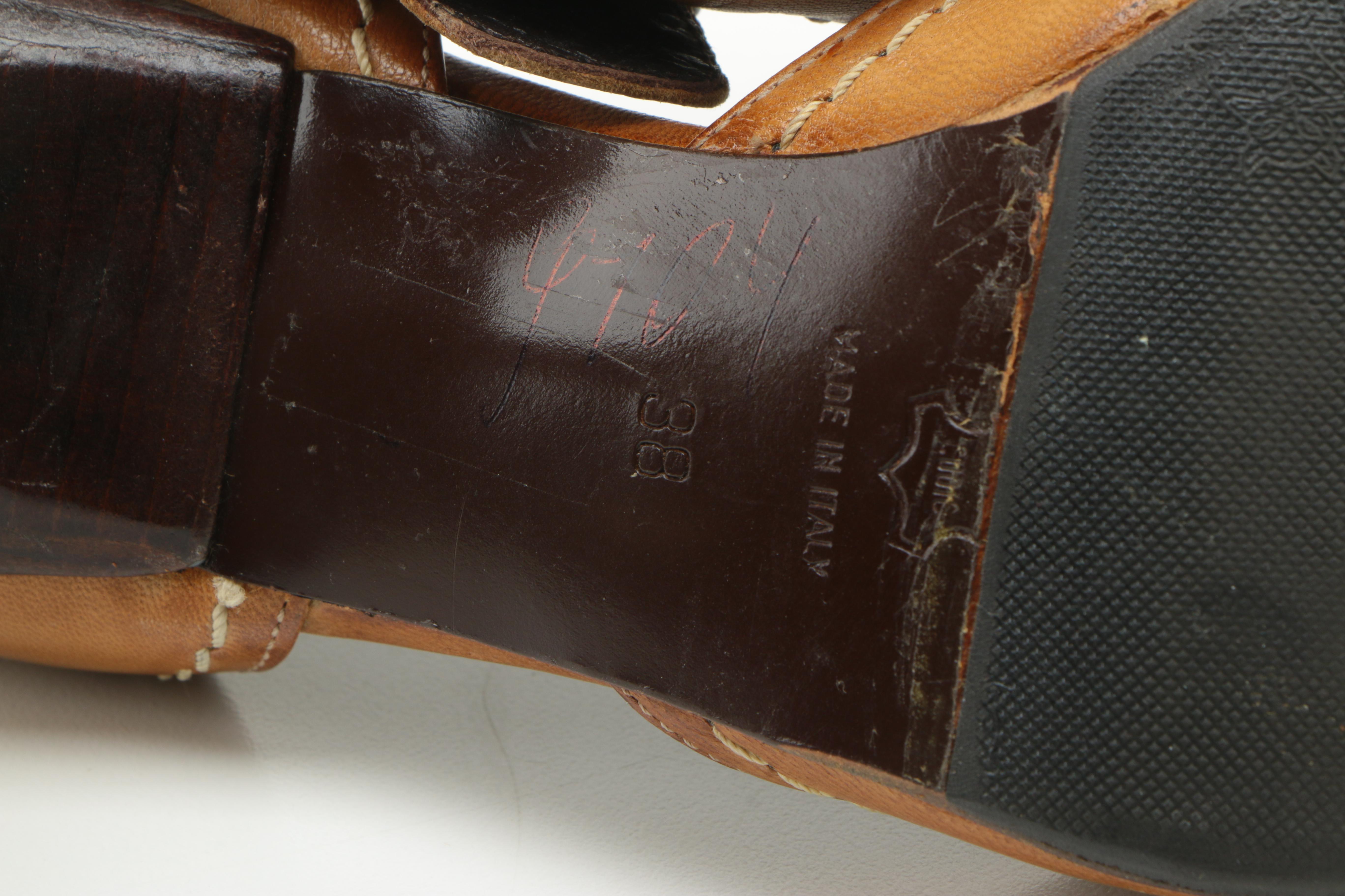 Prada and Manolo Blahnik d'Orsay Kitten Heels