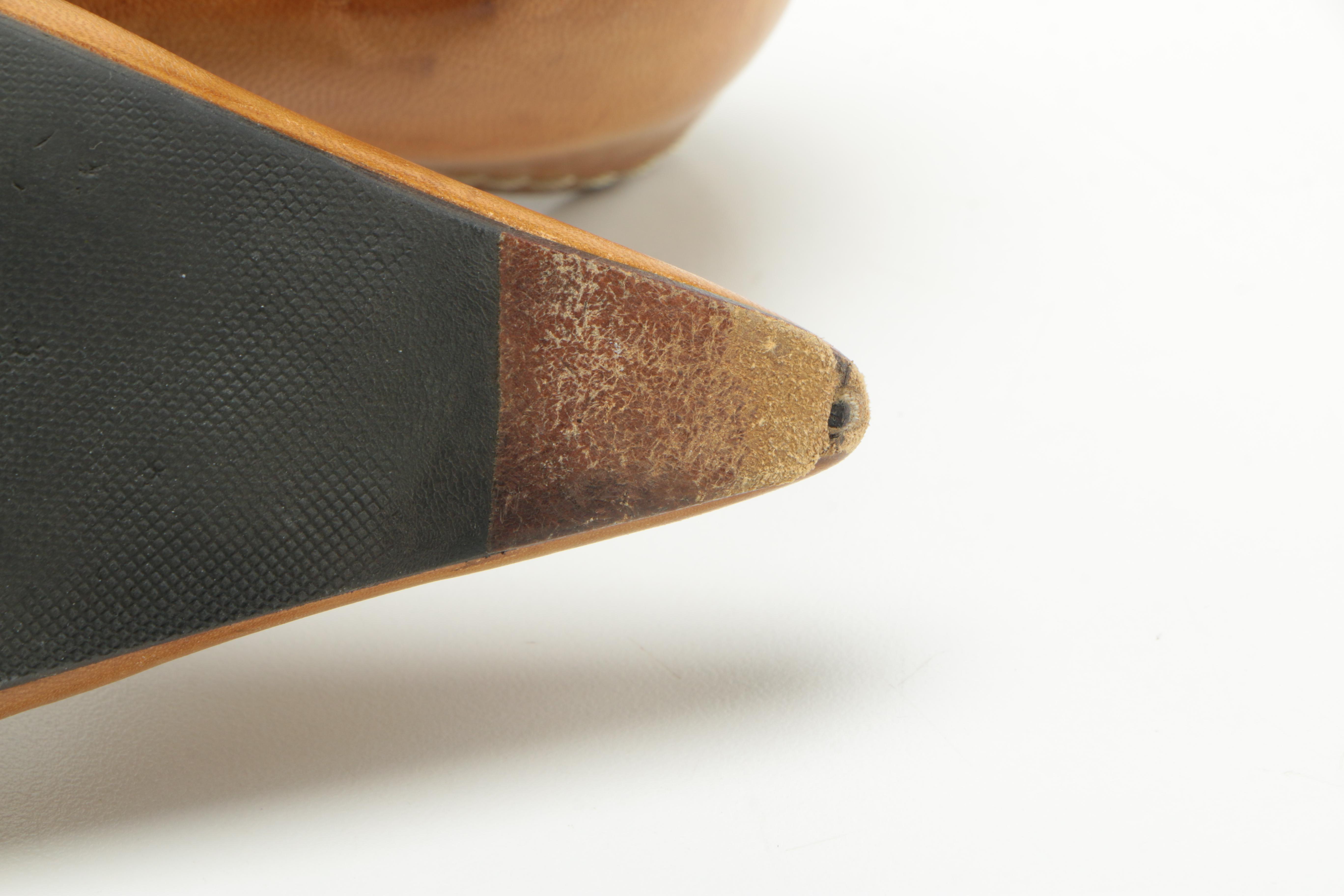 Prada and Manolo Blahnik d'Orsay Kitten Heels