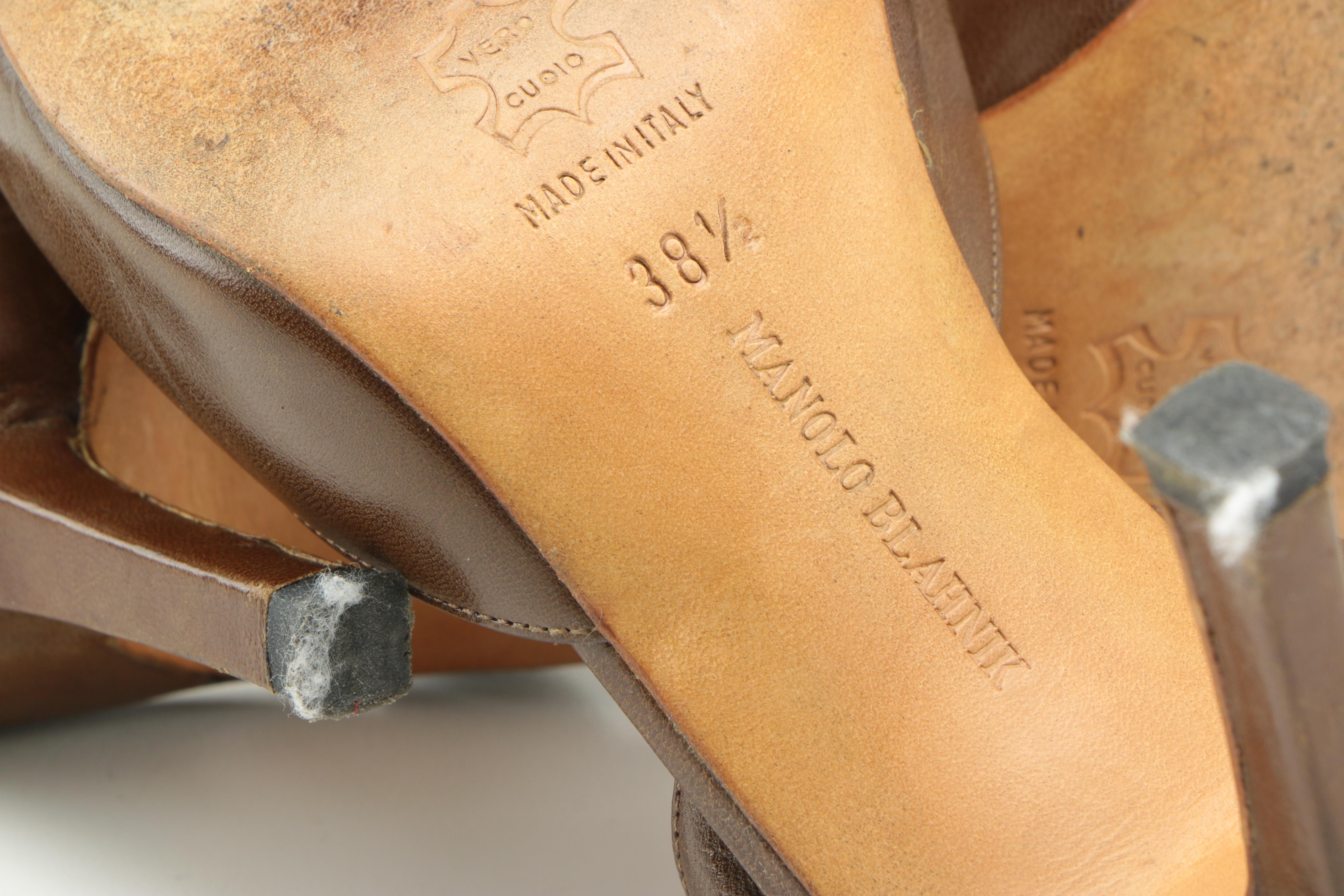 Prada and Manolo Blahnik d'Orsay Kitten Heels