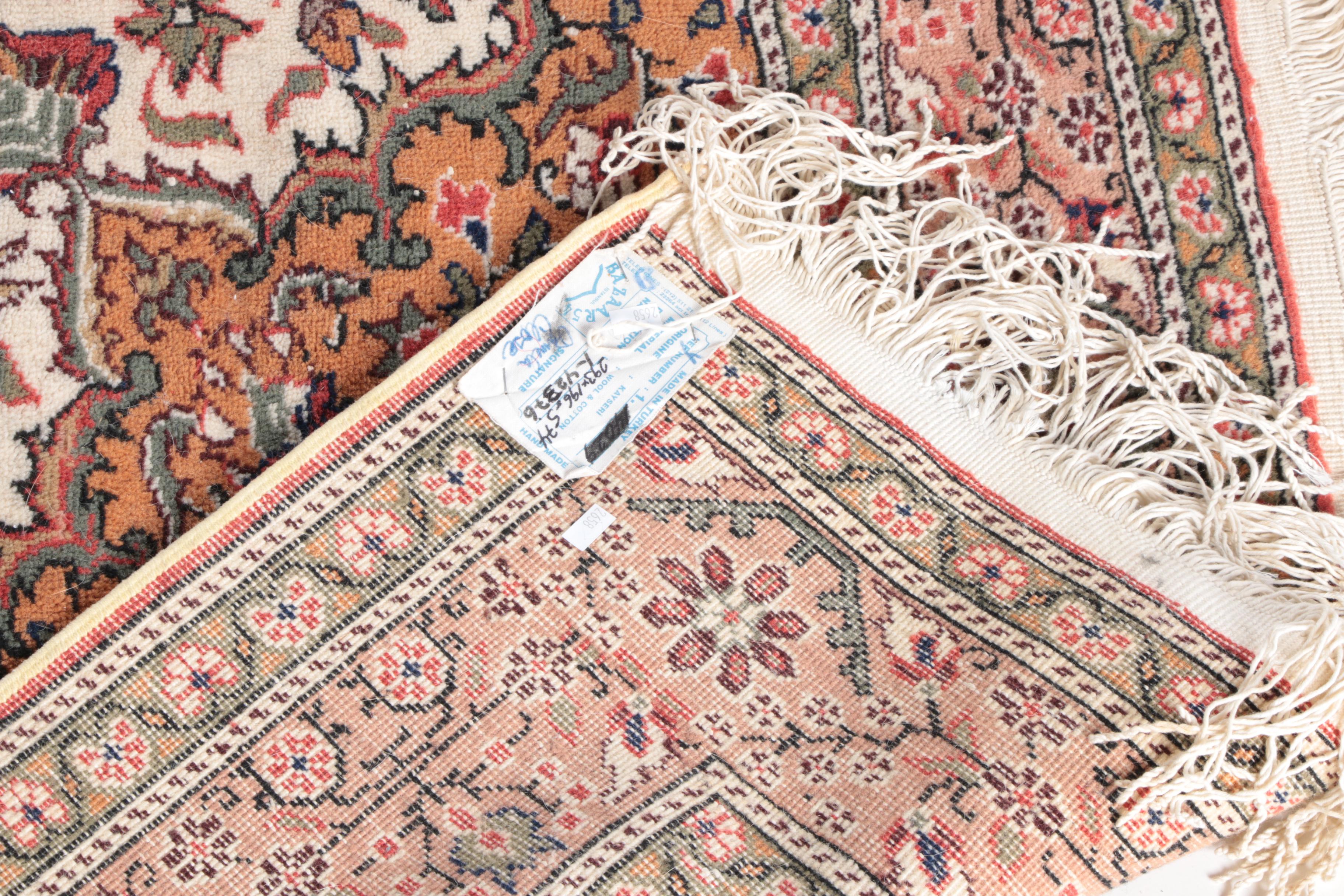 Hand-Knotted Bazaar 54 Turkish Kayseri Area Rug