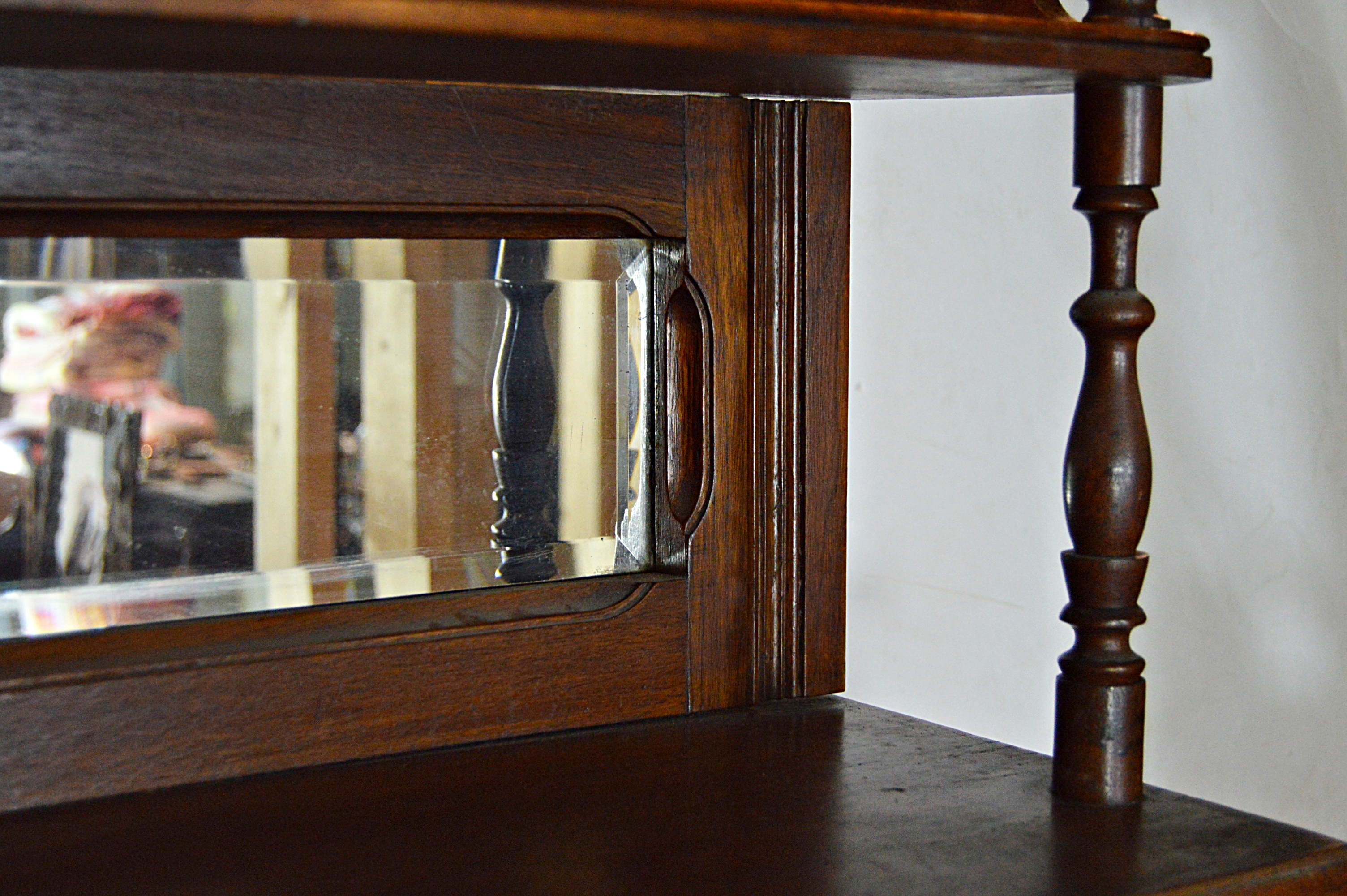 Antique Walnut Plantation Desk in a Petite Size