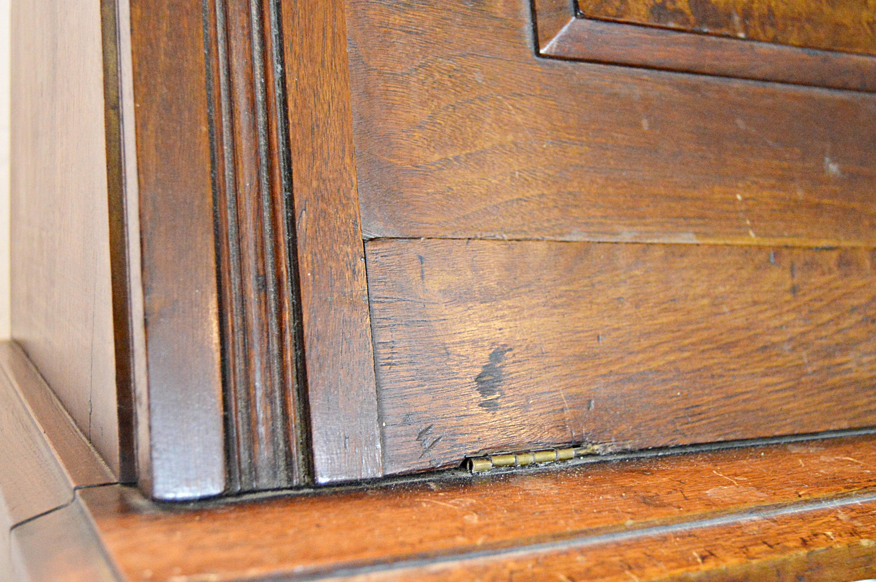 Antique Walnut Plantation Desk in a Petite Size