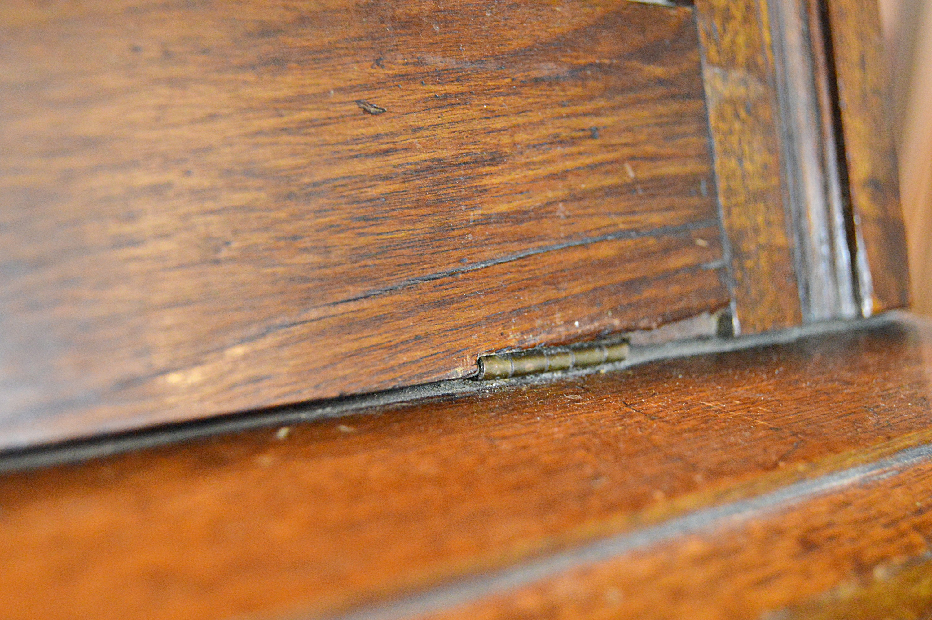 Antique Walnut Plantation Desk in a Petite Size