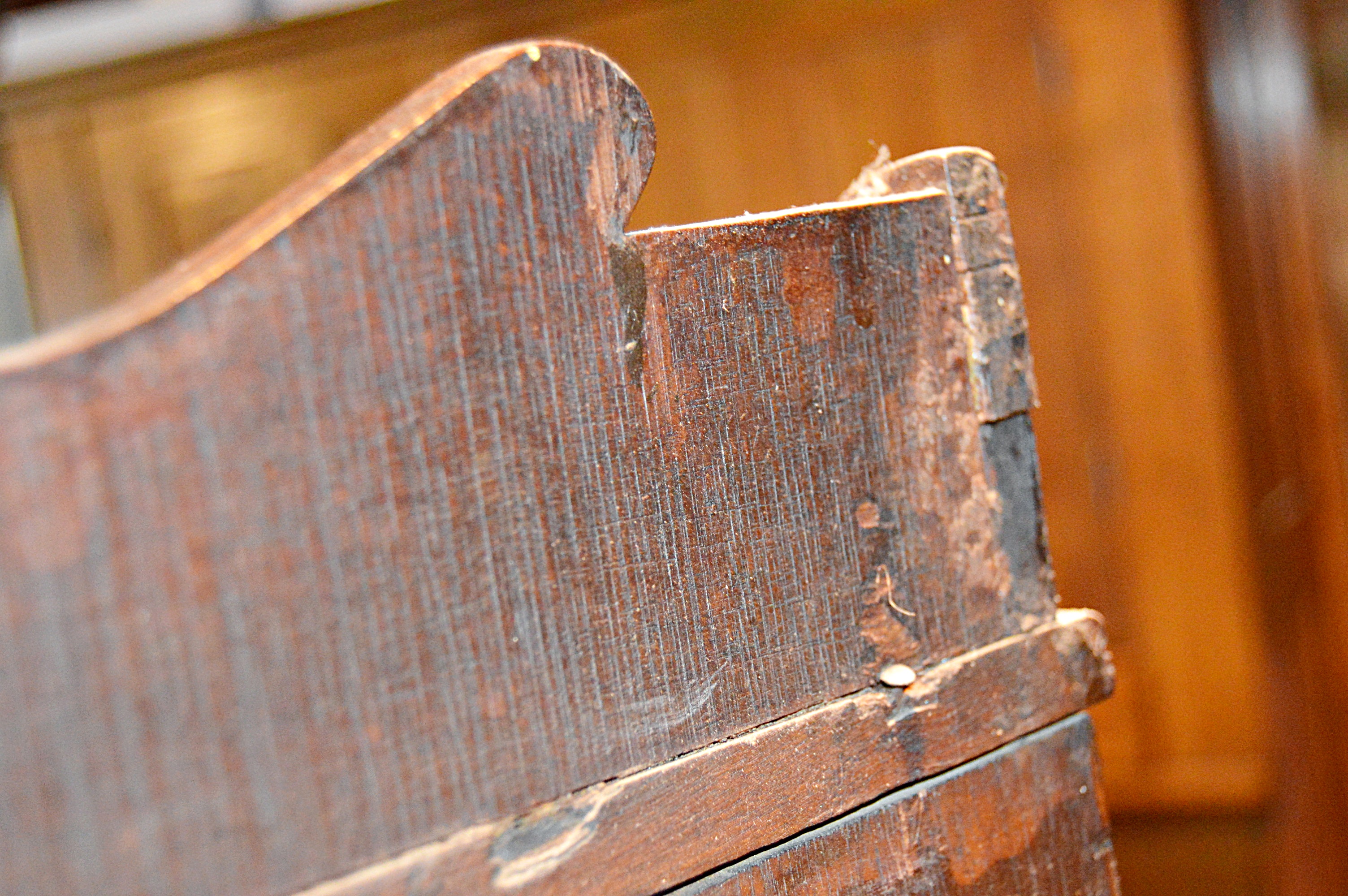 Antique Walnut Plantation Desk in a Petite Size