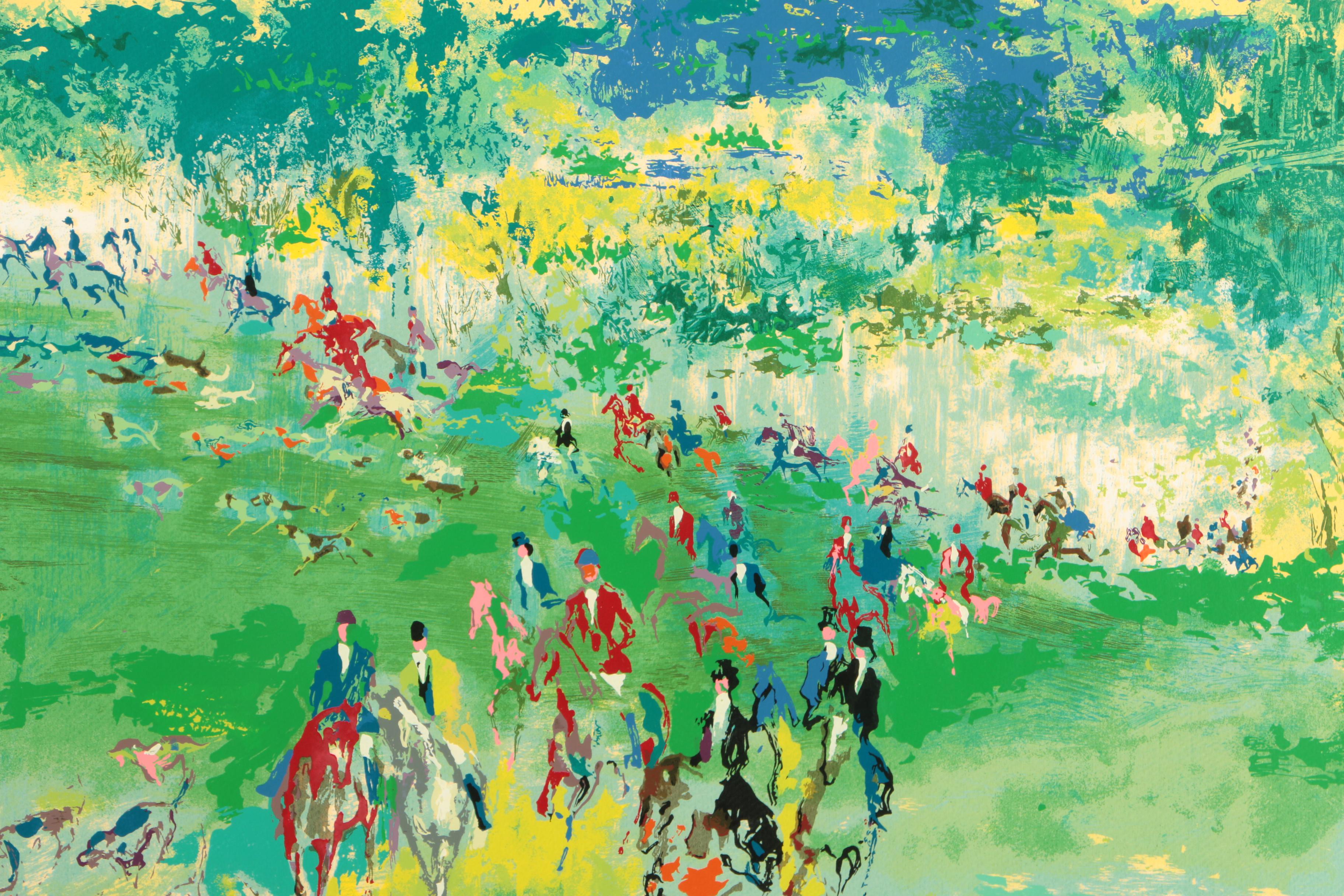 LeRoy Neiman Artist Proof Serigraph "Fox Hunt"