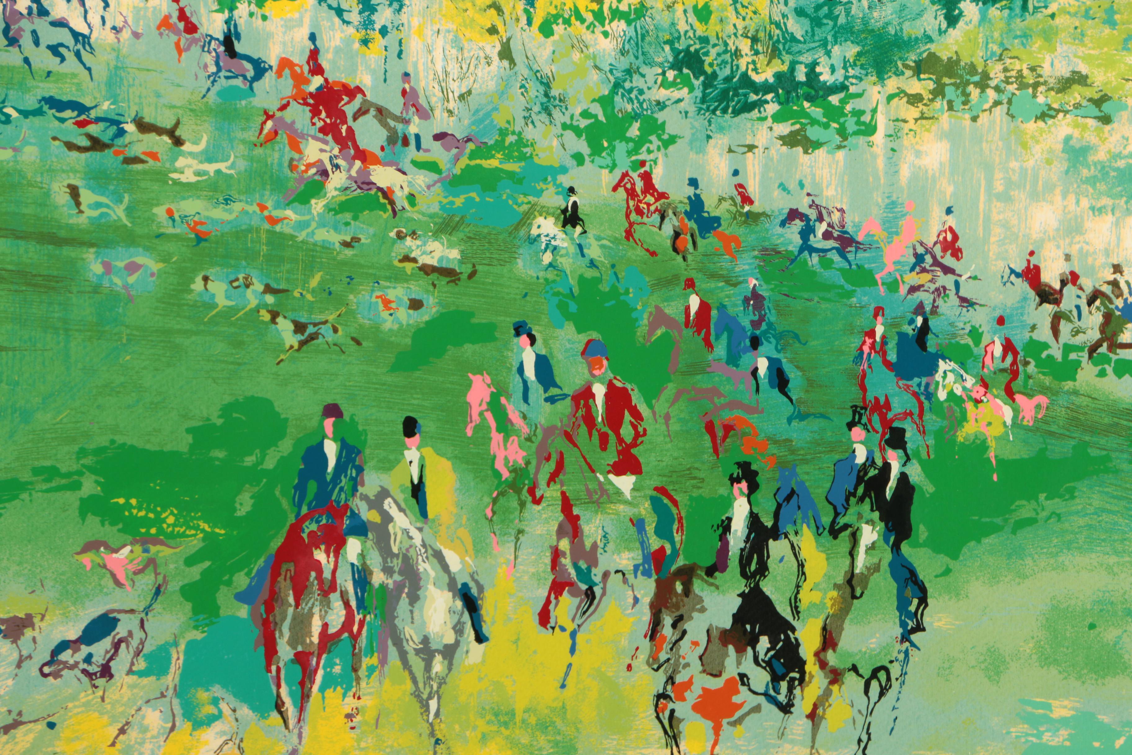 LeRoy Neiman Artist Proof Serigraph "Fox Hunt"