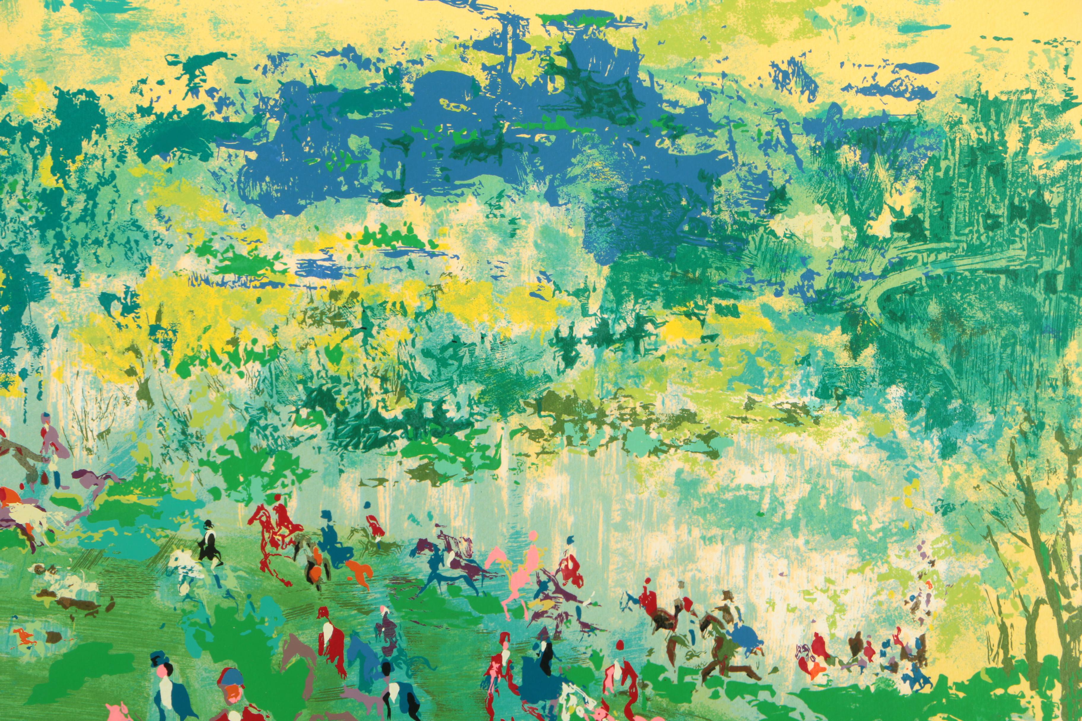 LeRoy Neiman Artist Proof Serigraph "Fox Hunt"