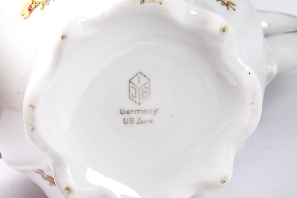 "Germany US Zone" Vintage Porcelain Tea Set