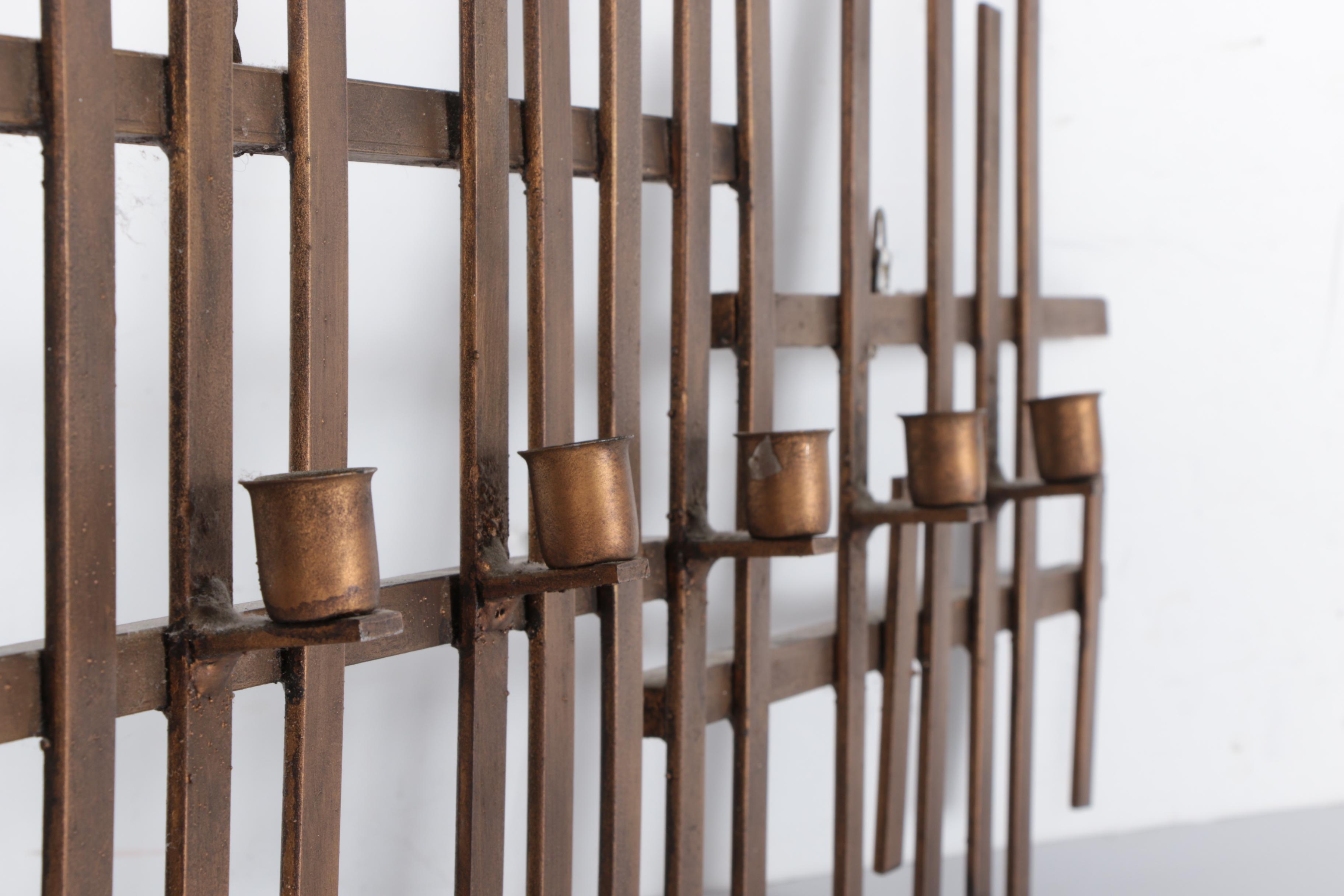 Copper Wall Mount Candle Holder