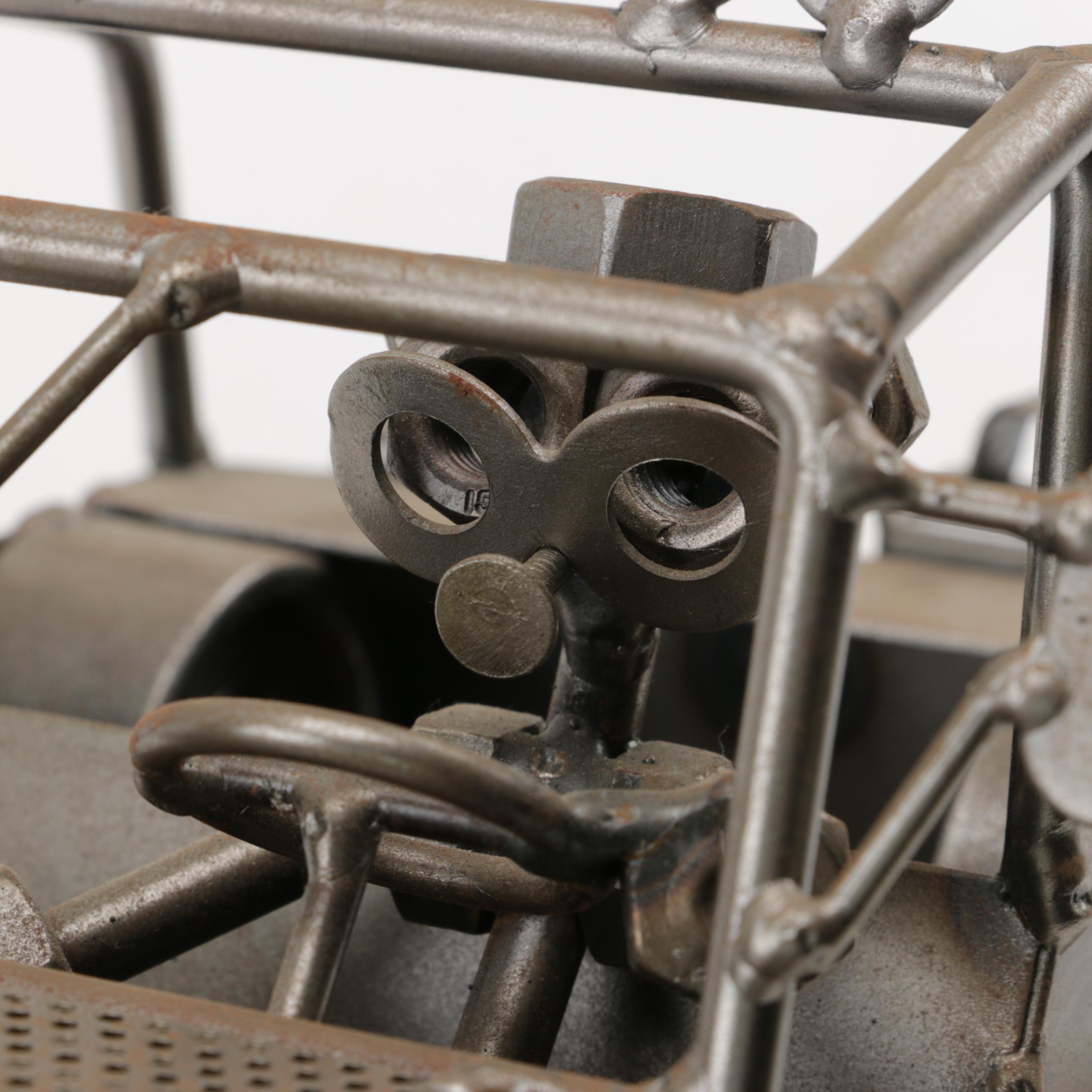 H&K Steel Jeep Sculpture