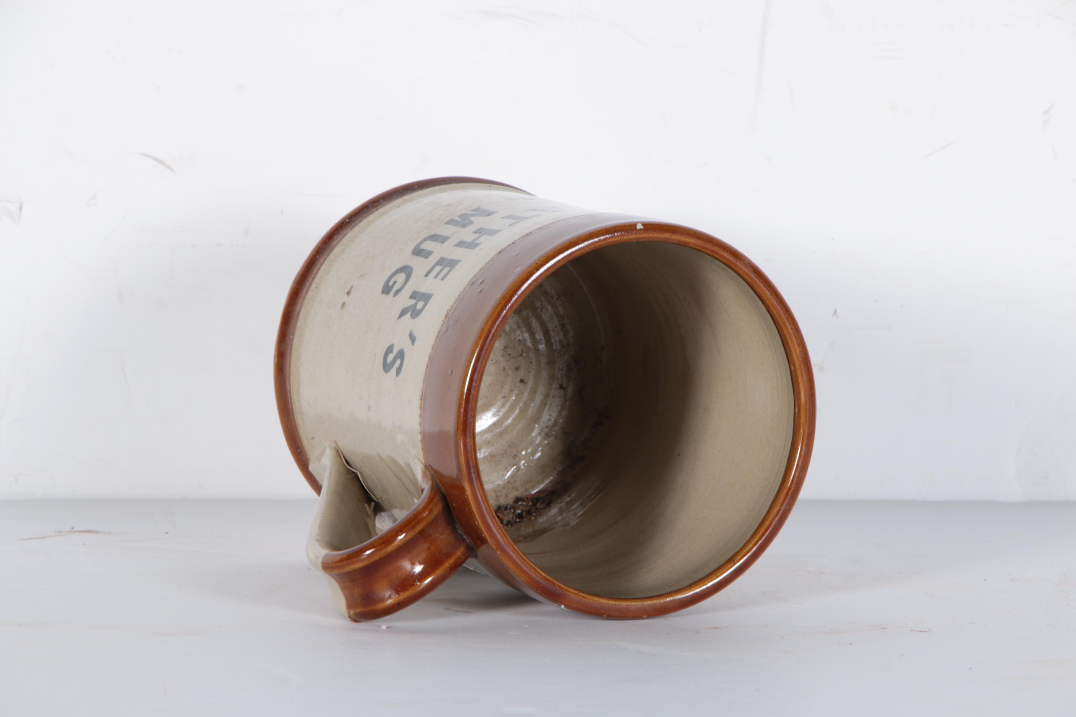 "Father's Mug" and Robinson Ransbottom Crock