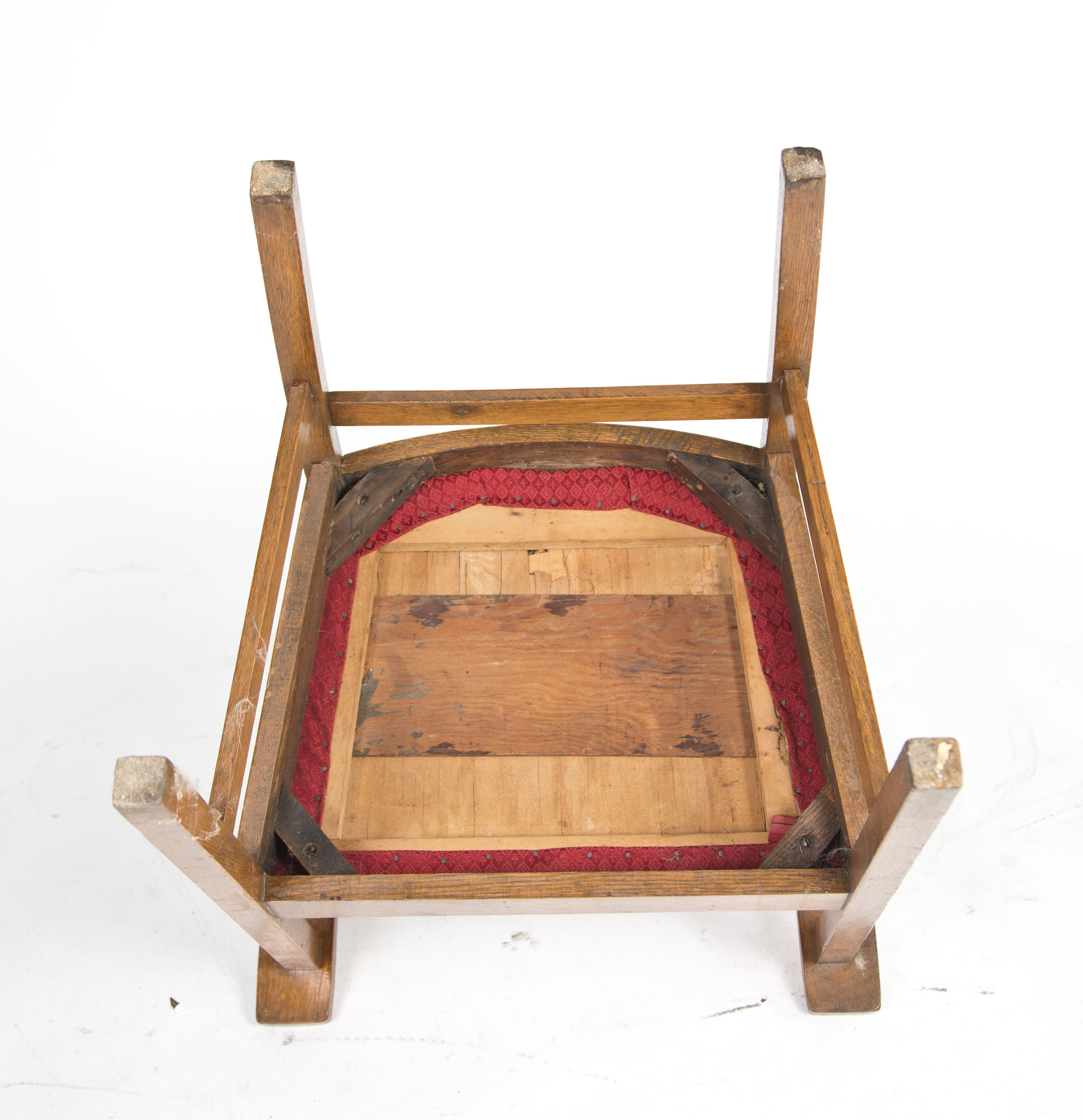 Early 20th Century Mission Oak Armchair