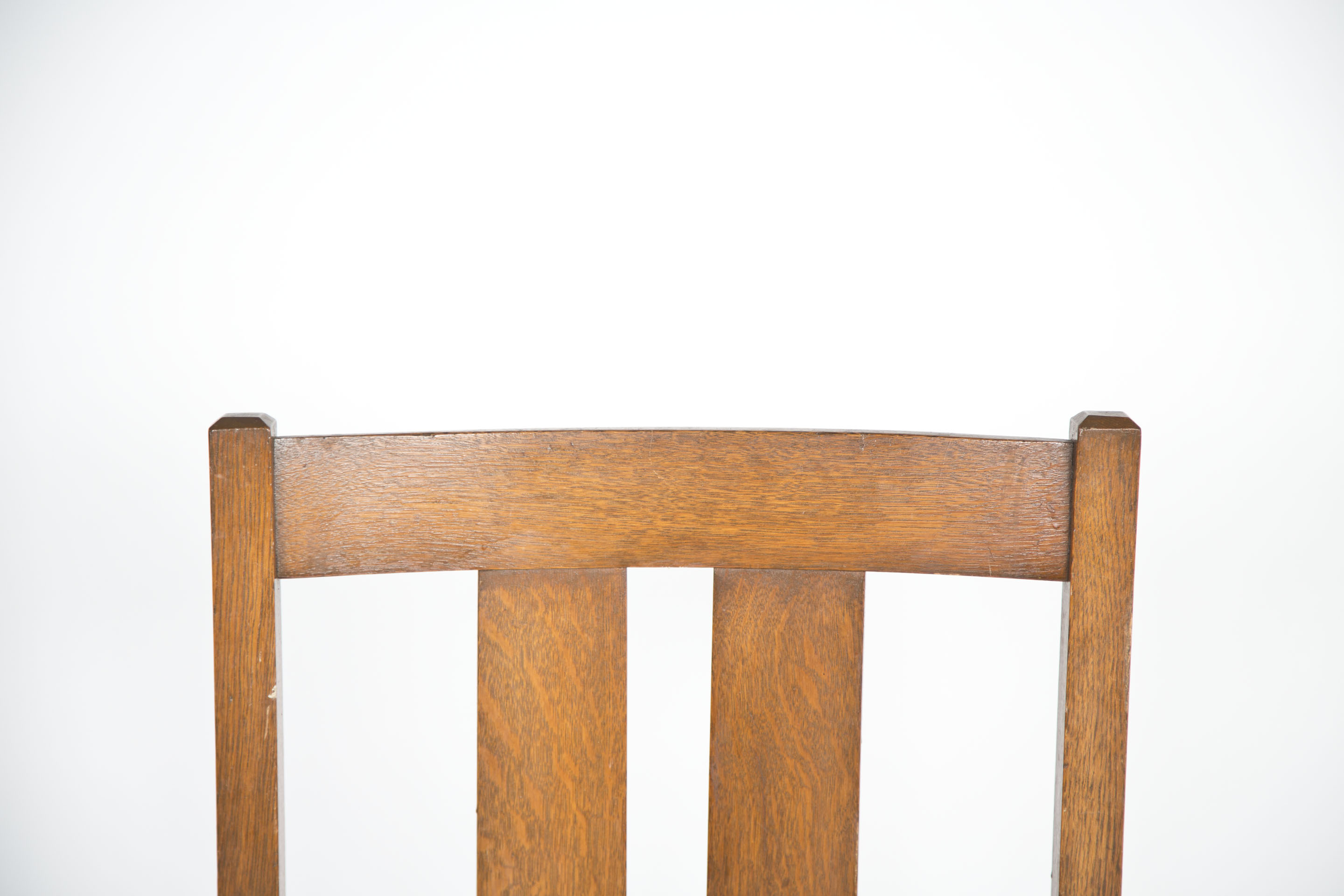 Early 20th Century Mission Oak Armchair