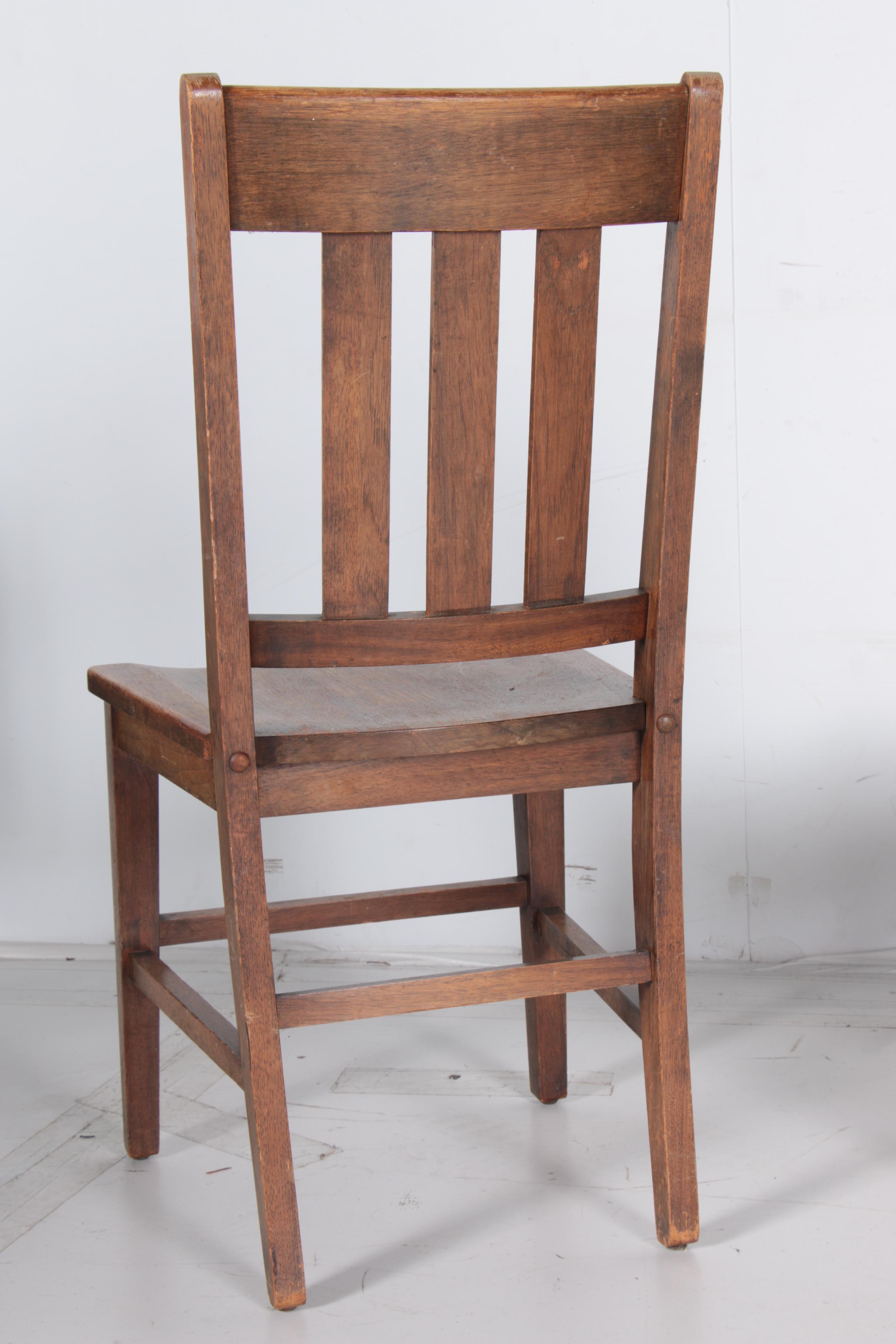 Mission Oak Side Chairs by Murphy