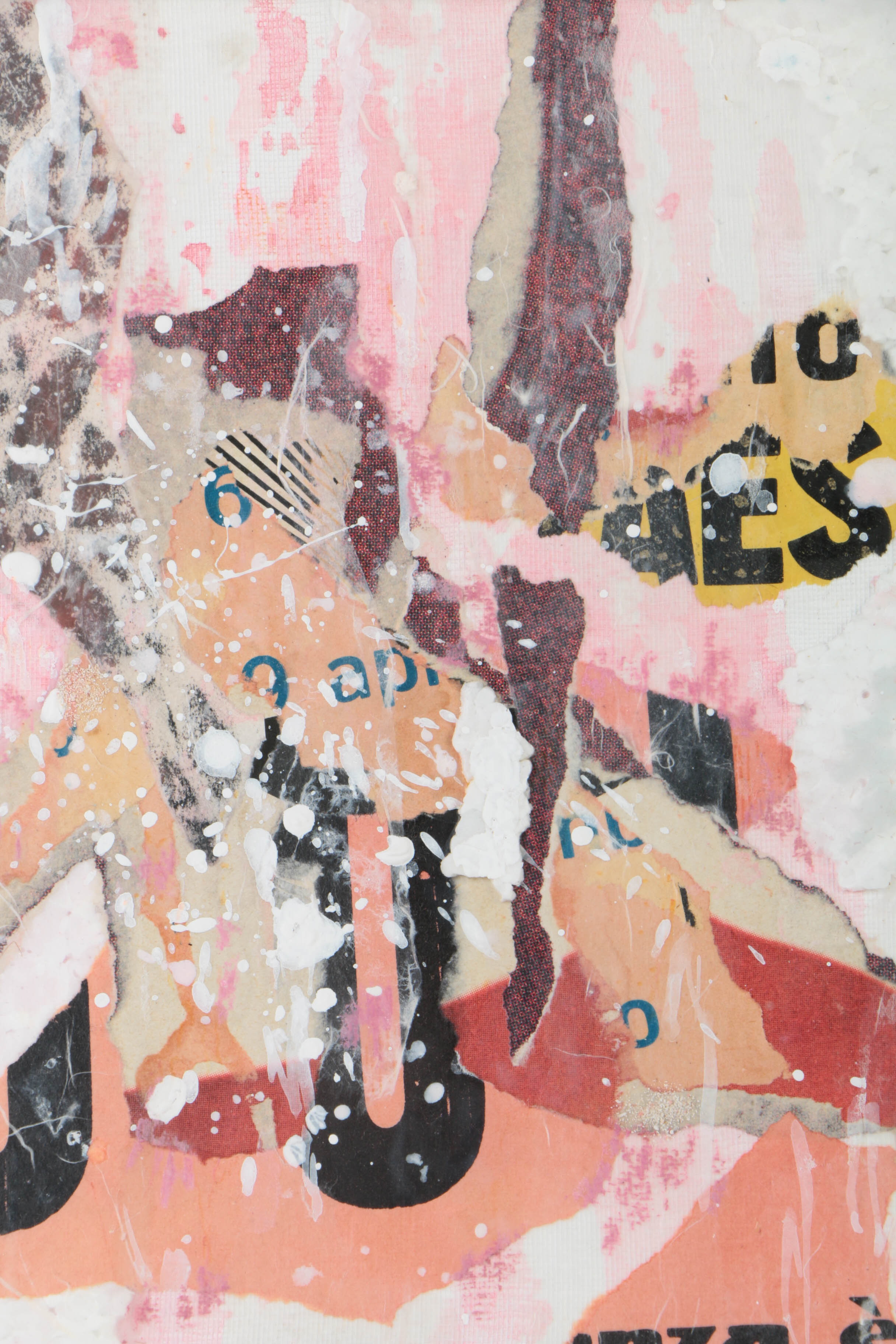 Collage Mixed Media Diptych