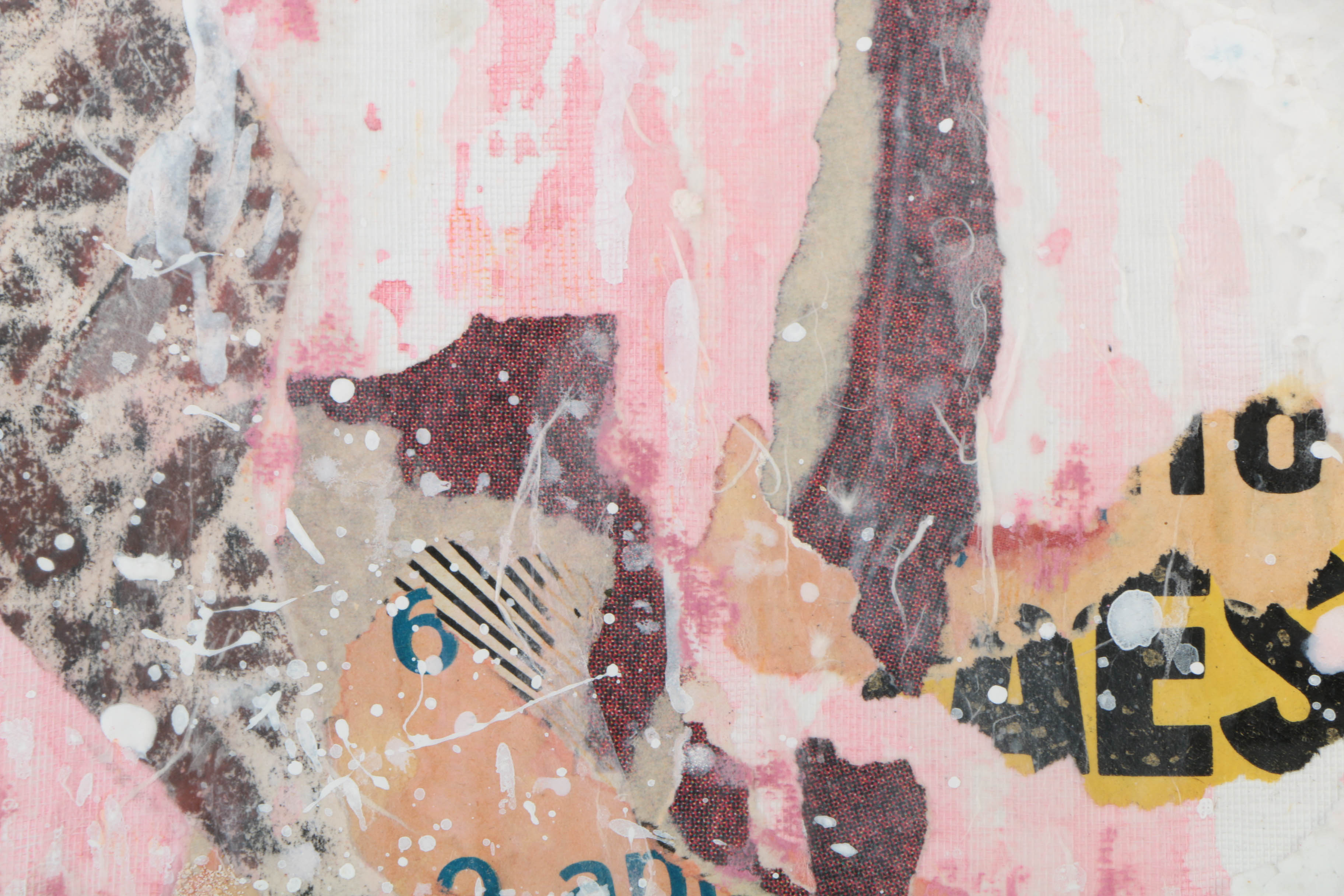 Collage Mixed Media Diptych