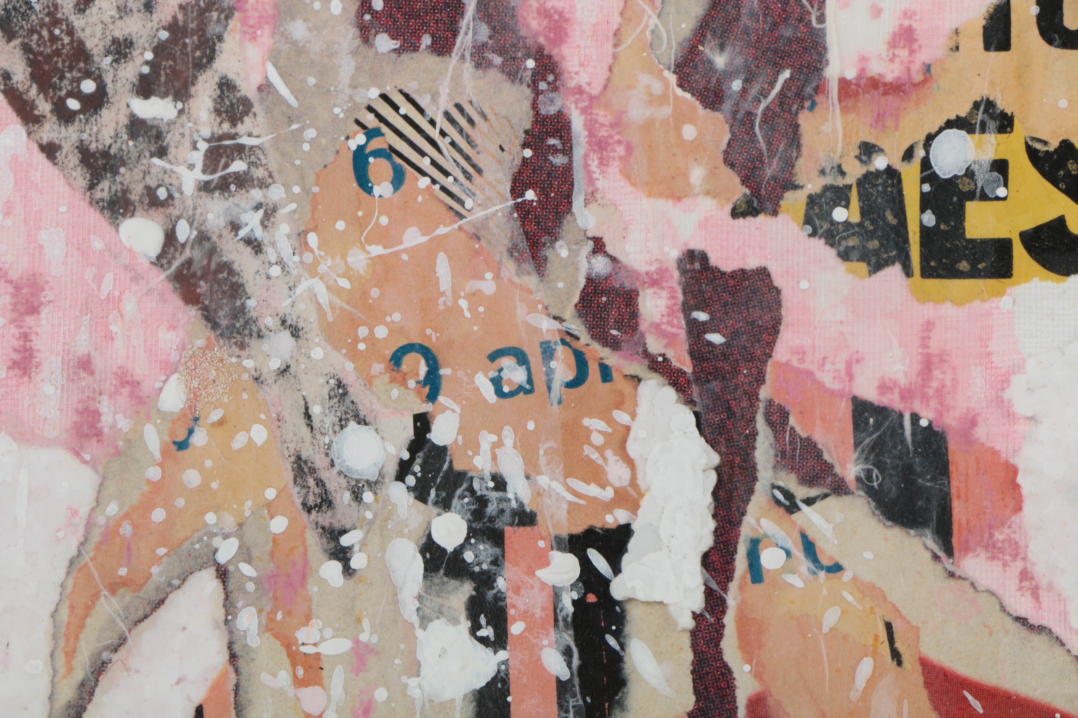 Collage Mixed Media Diptych