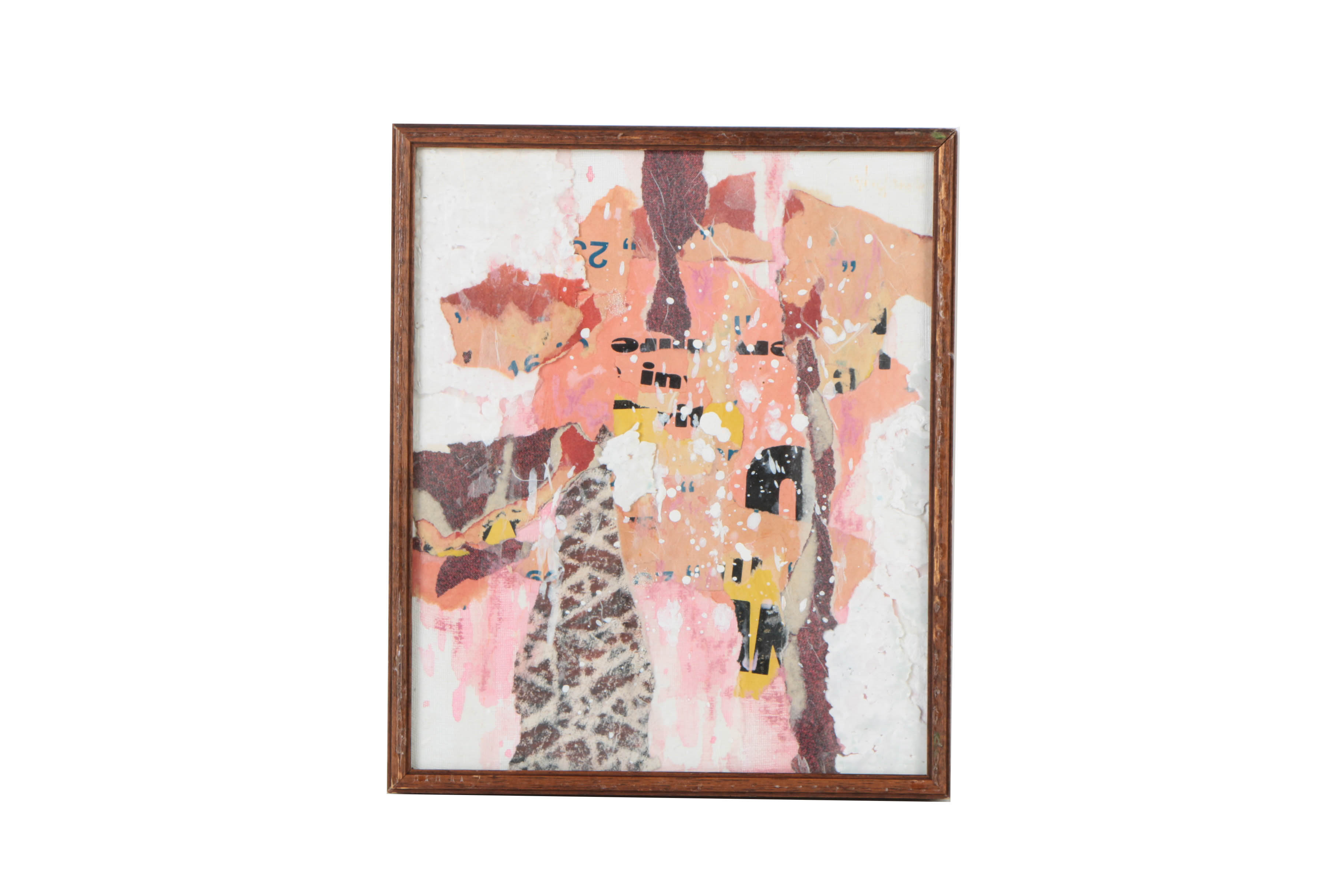 Collage Mixed Media Diptych