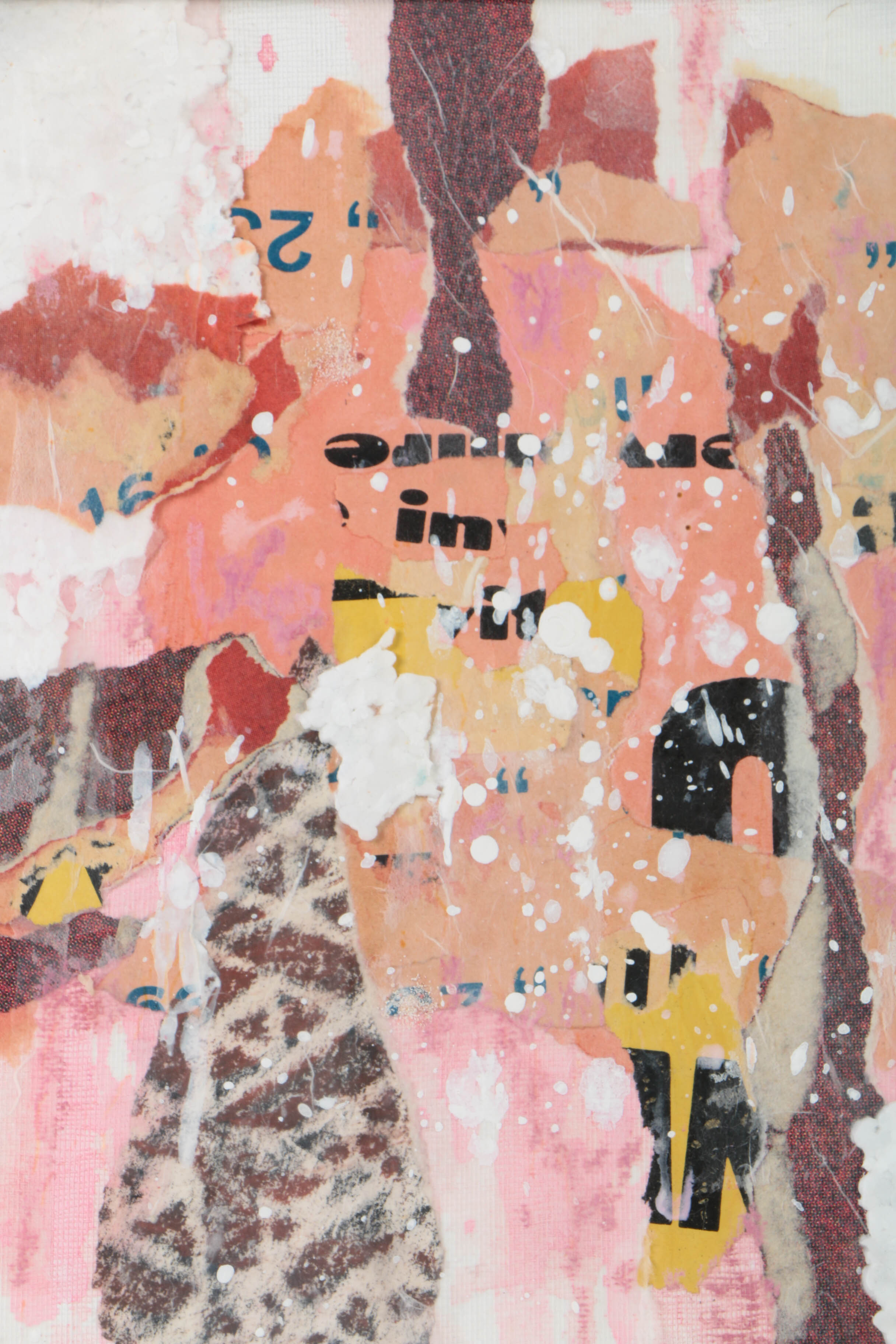 Collage Mixed Media Diptych