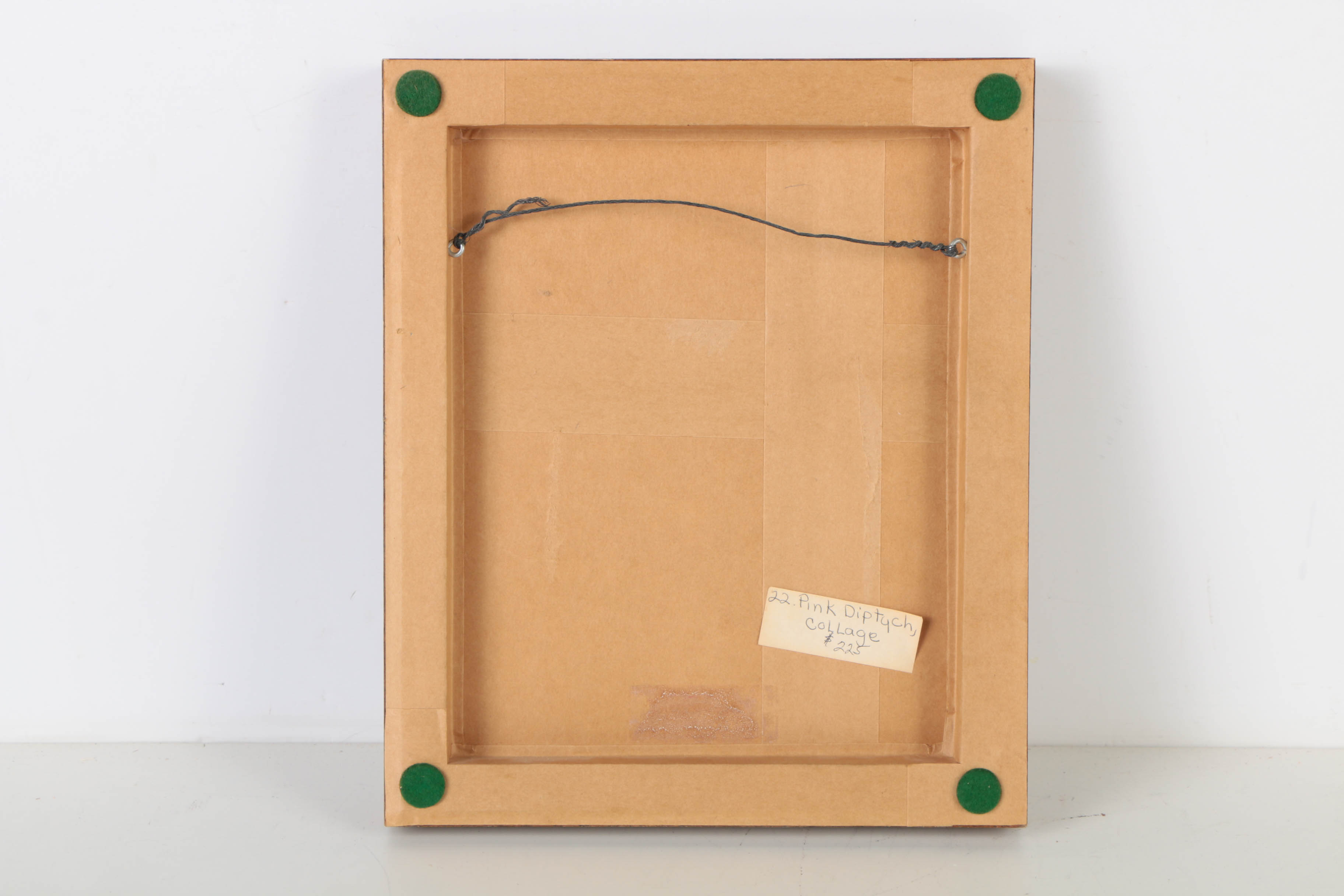 Collage Mixed Media Diptych