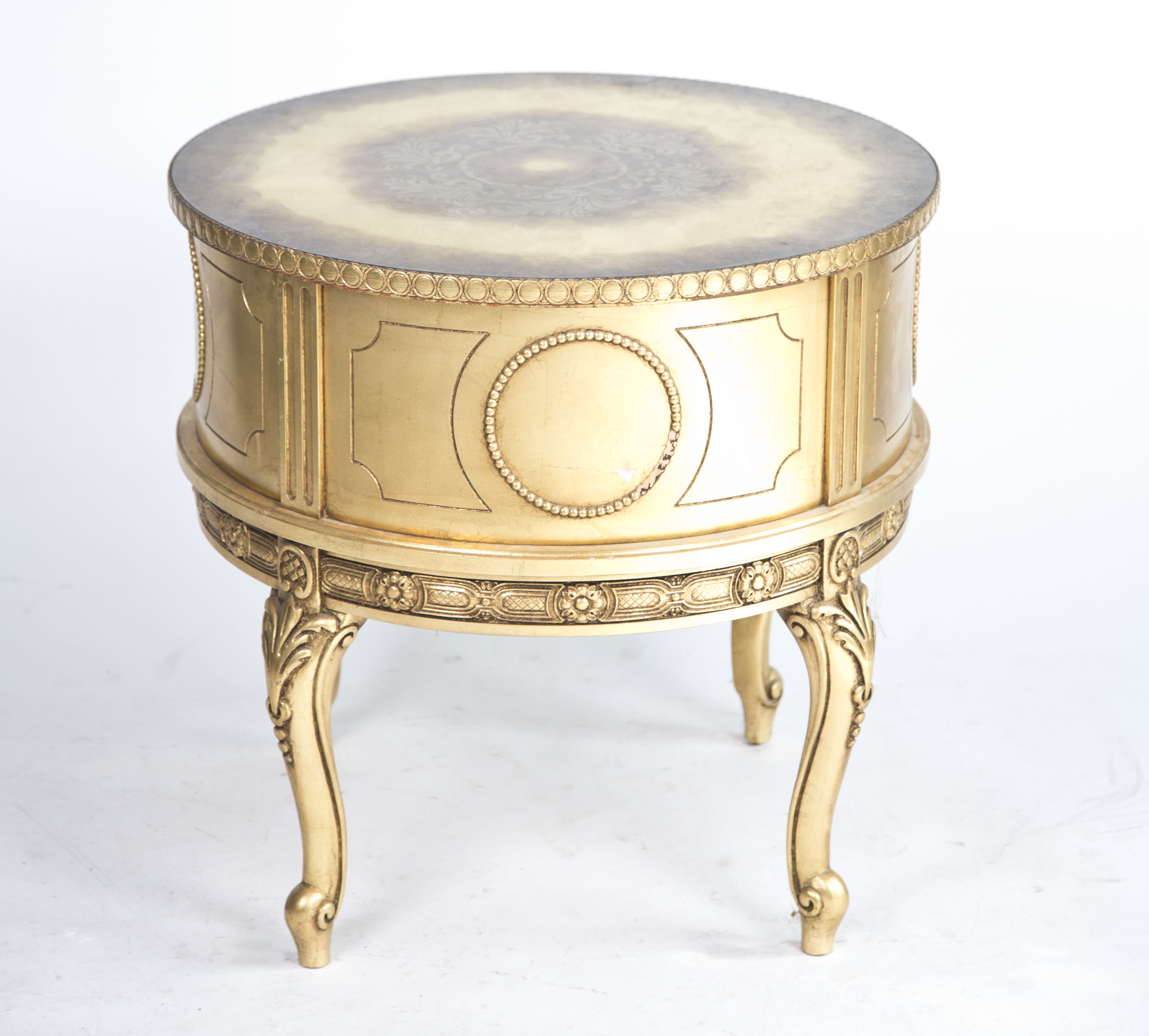 Italian Rococo Style Gilt Side Table