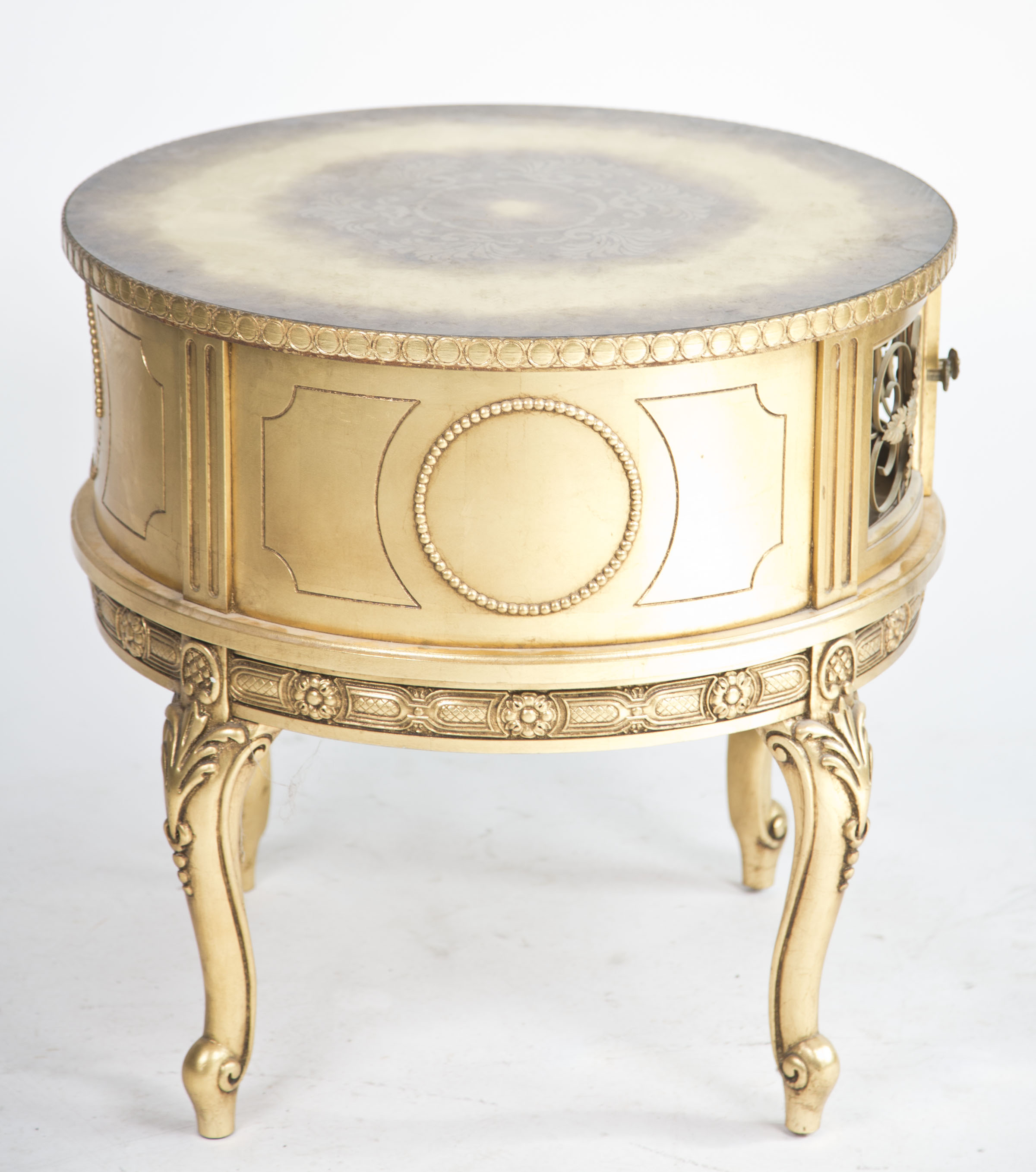Italian Rococo Style Gilt Side Table