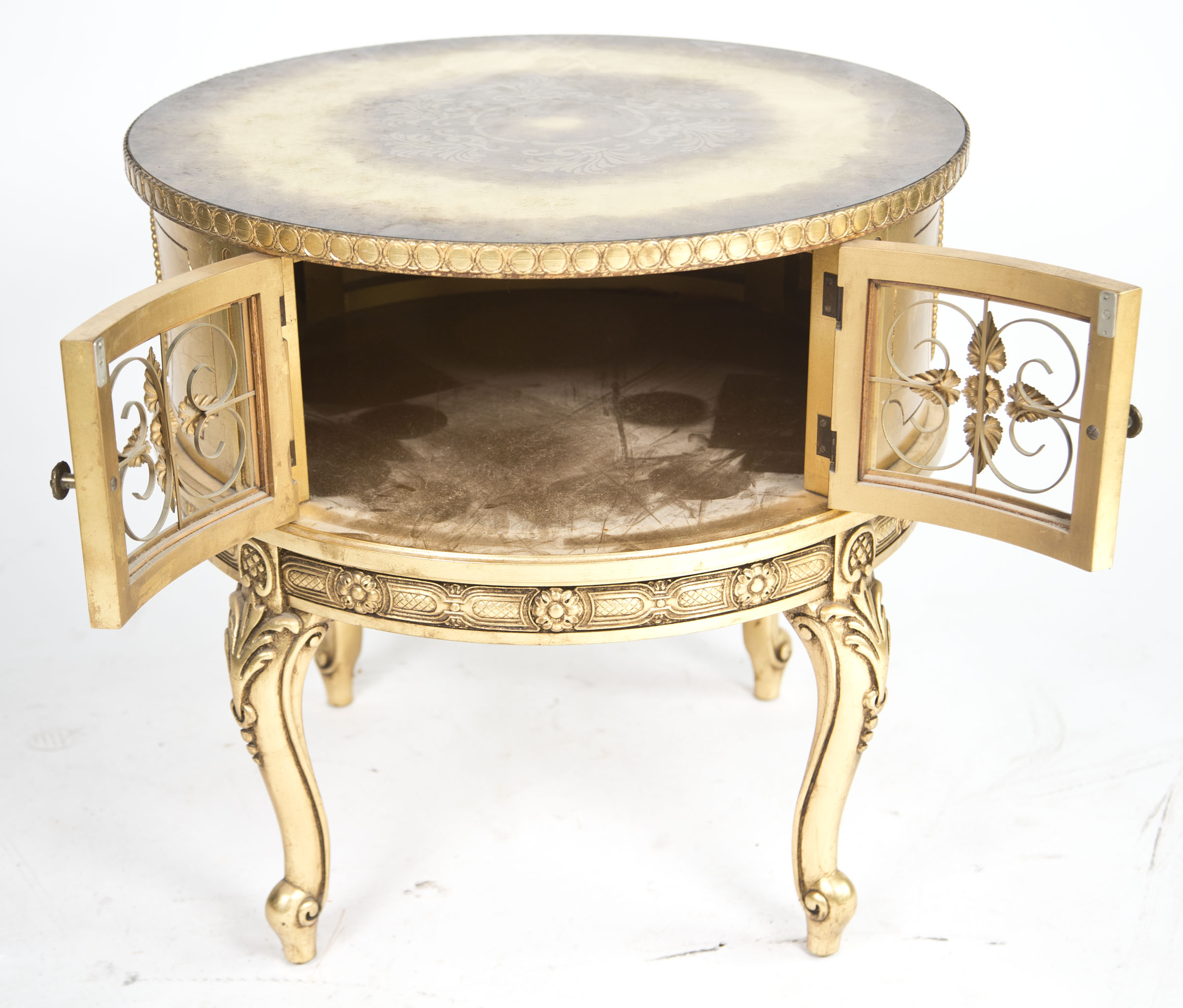 Italian Rococo Style Gilt Side Table