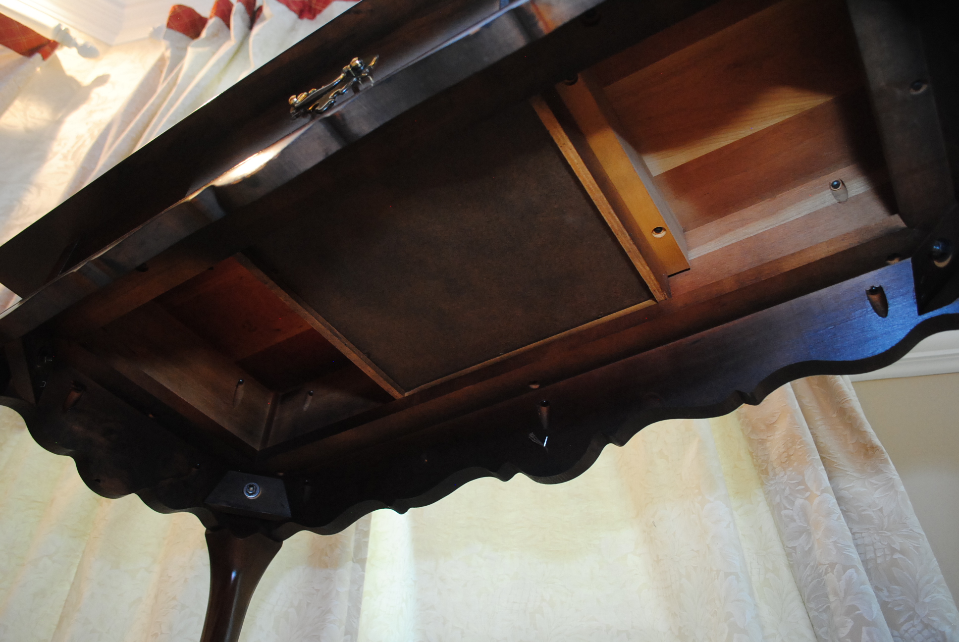 Queen Anne Style Console Table by Mersman Waldron