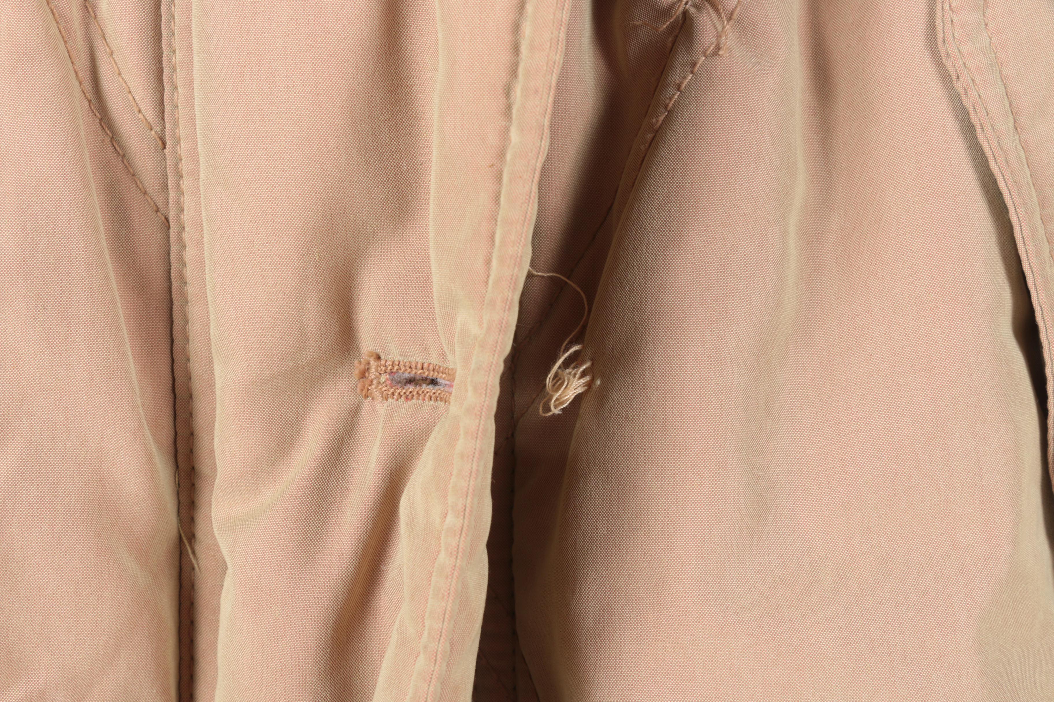 Fur and Leather Coats With Matching Scarf